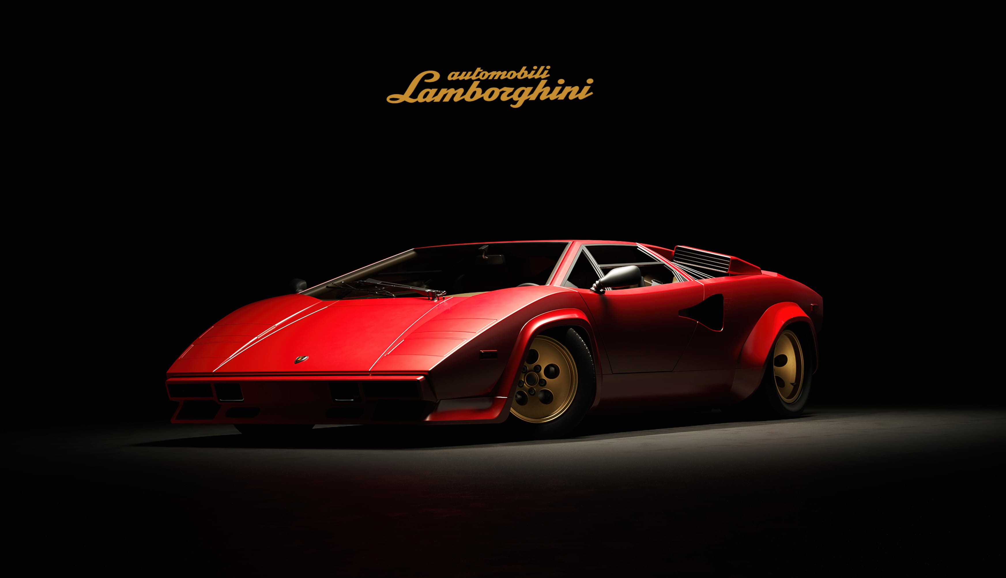 Lamborghini Countach Dark aesthetic wallpapers HD quality