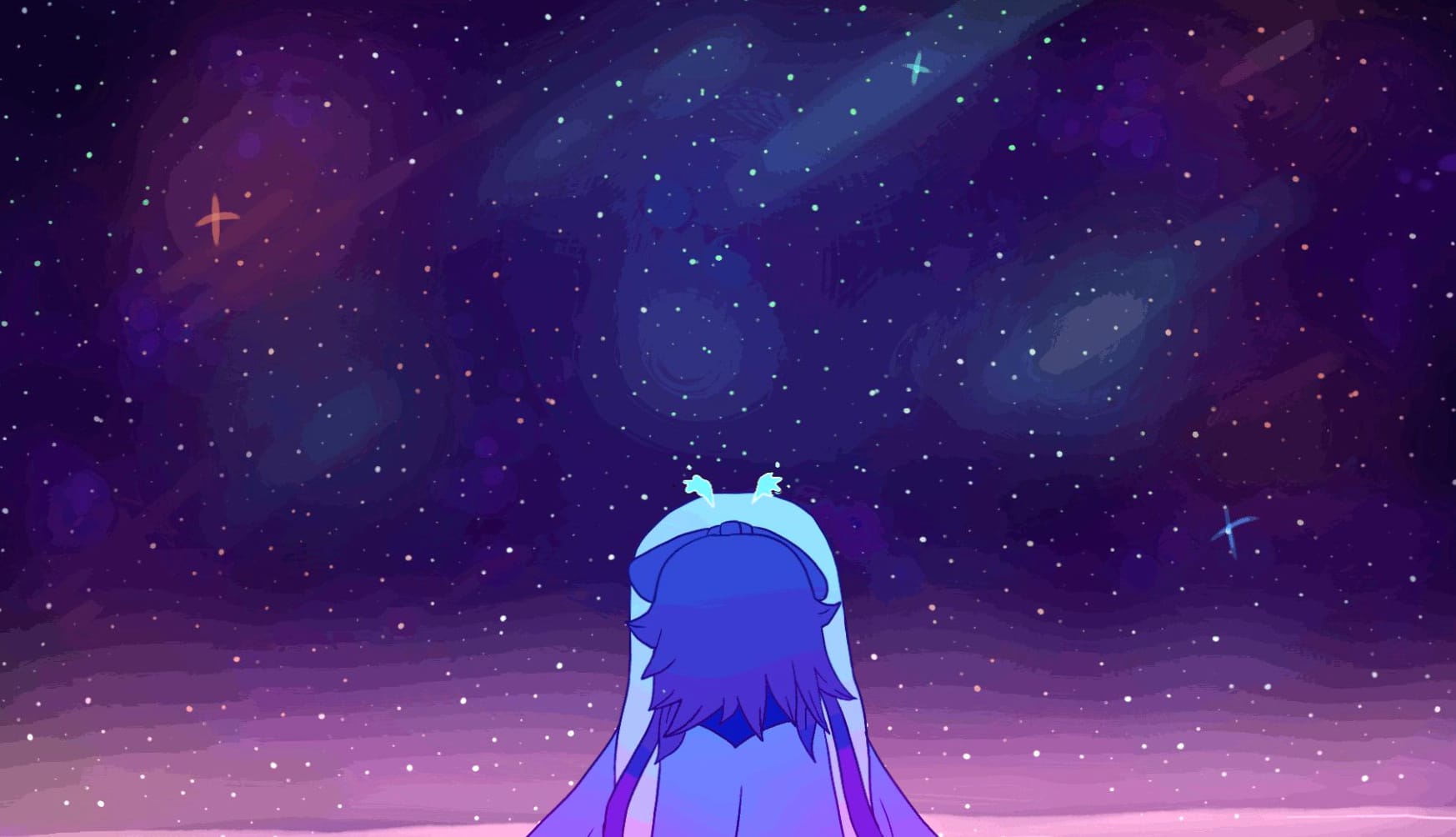 Lapis Lazuli Stargazing - HD Steven Universe Wallpaper wallpapers HD quality