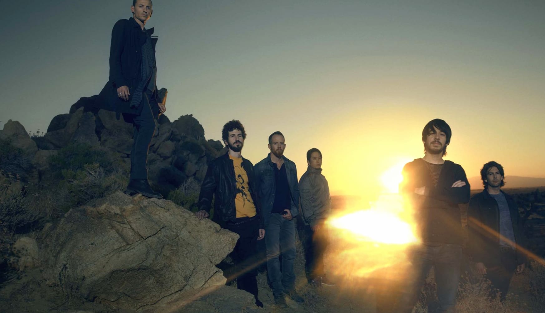 Linkin Park A Sunset Serenade at 2048 x 2048 iPad size wallpapers HD quality