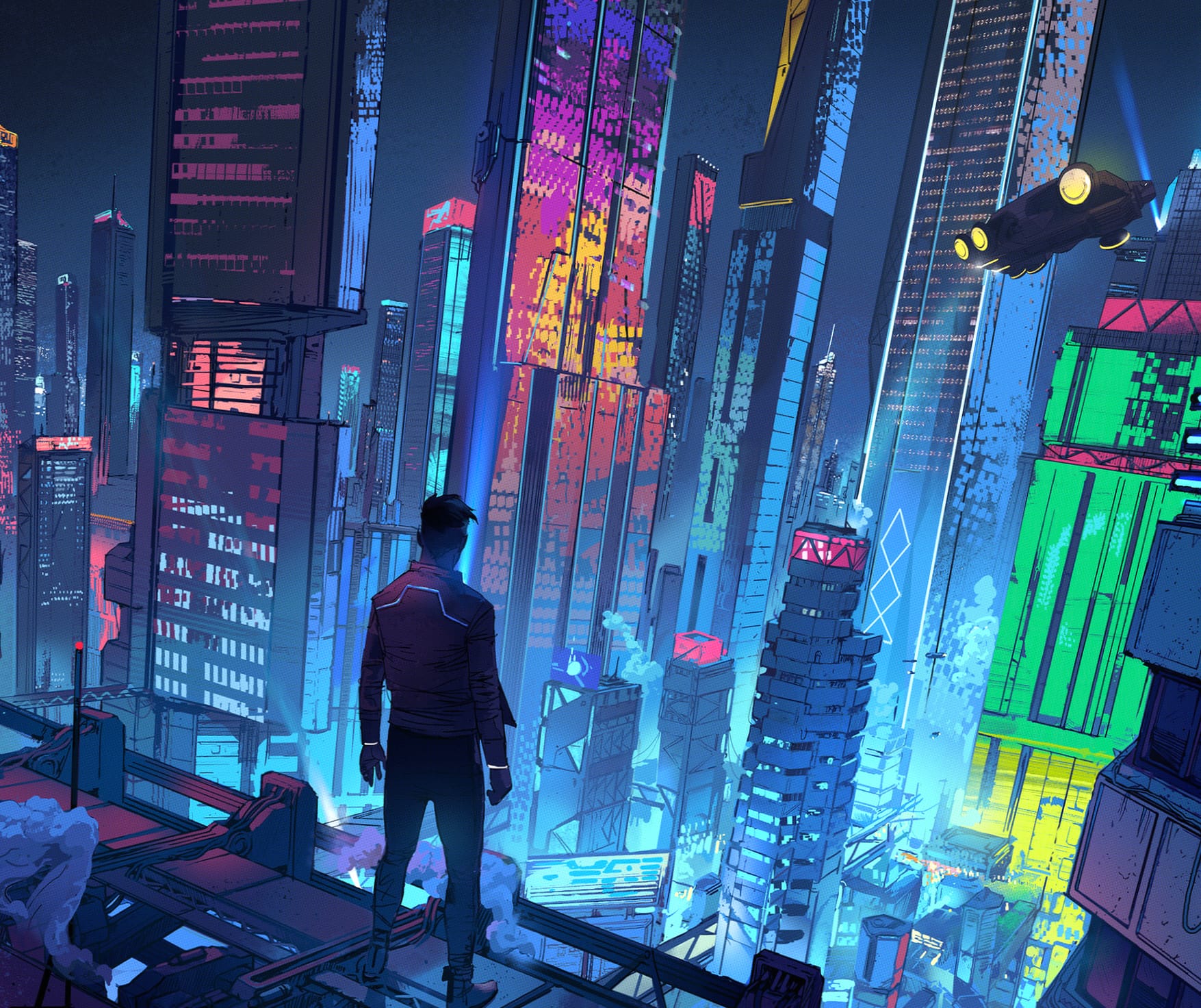 Lofi Sci Fi Cyberpunk wallpapers HD quality