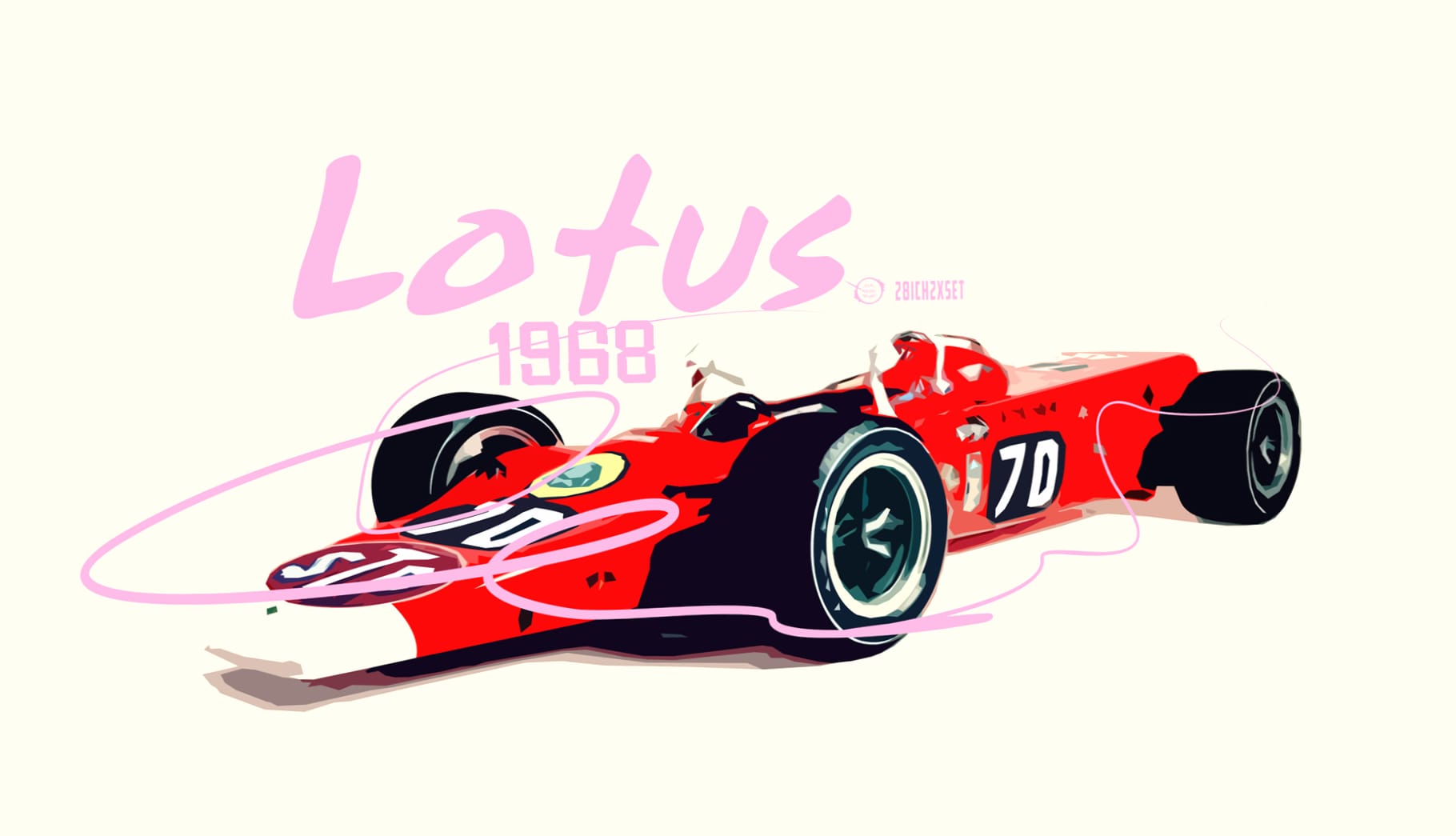 Lotus Race Car at 640 x 960 iPhone 4 size wallpapers HD quality