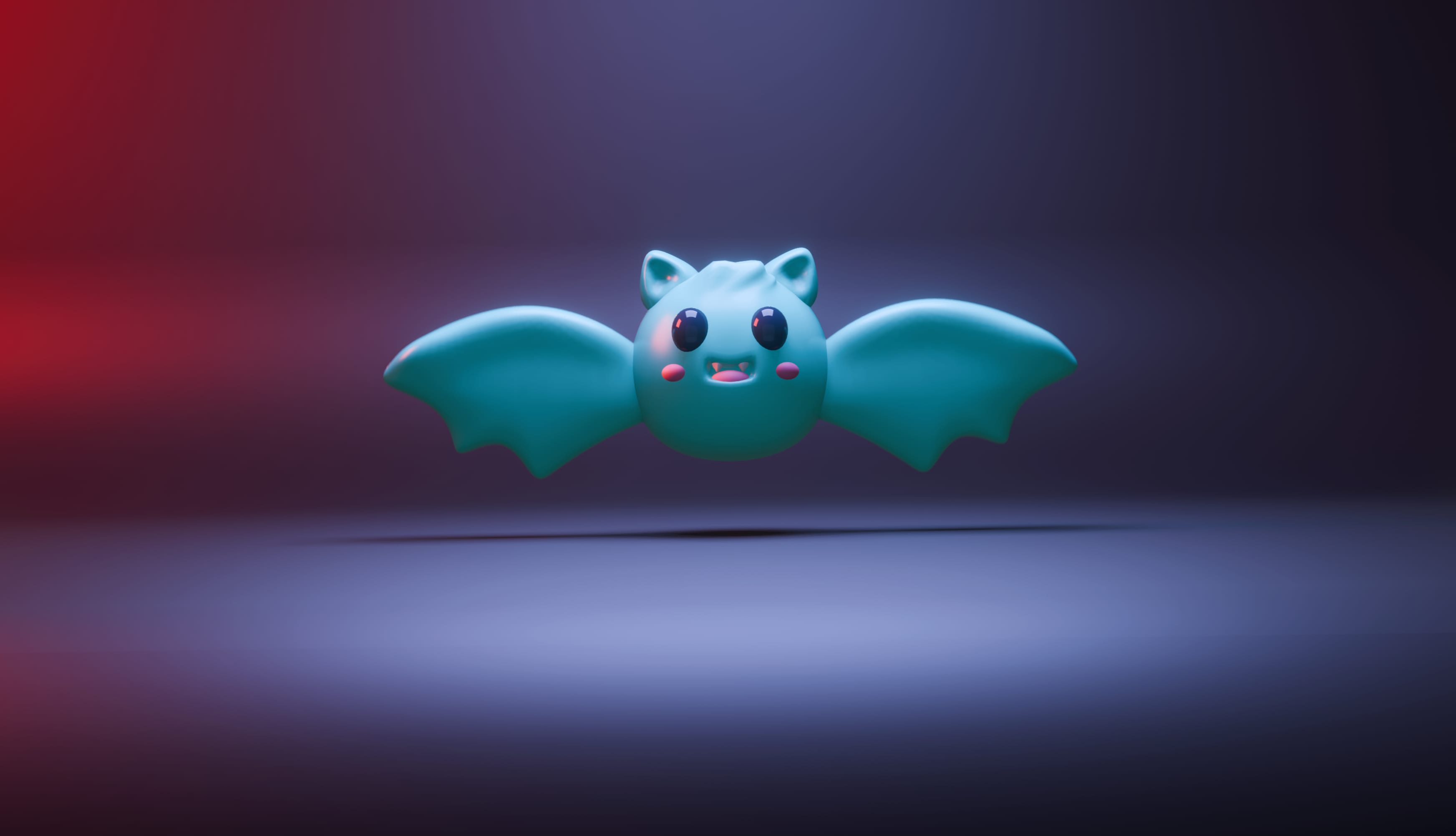 loving bat at 640 x 960 iPhone 4 size wallpapers HD quality