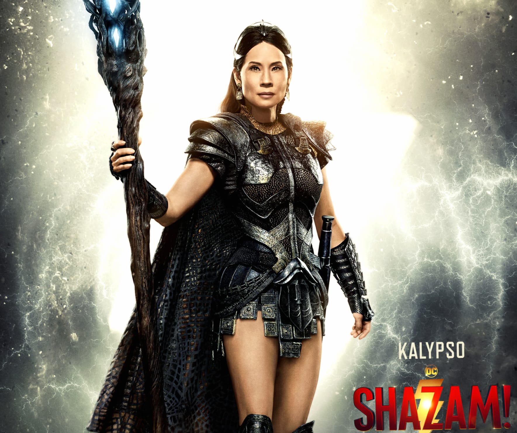 Lucy Liu Movie Shazam! Fury Of The Gods at 2048 x 2048 iPad size wallpapers HD quality