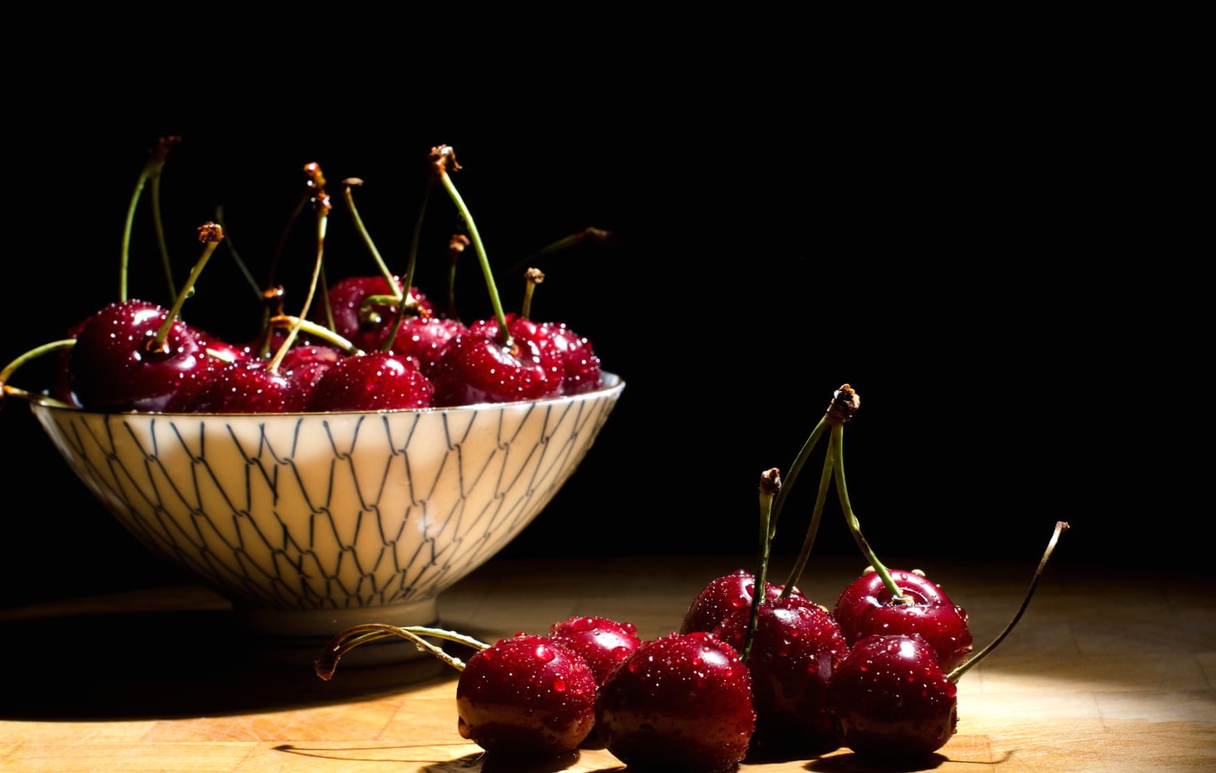 Luscious Cherries A Stunning Delight at 2048 x 2048 iPad size wallpapers HD quality