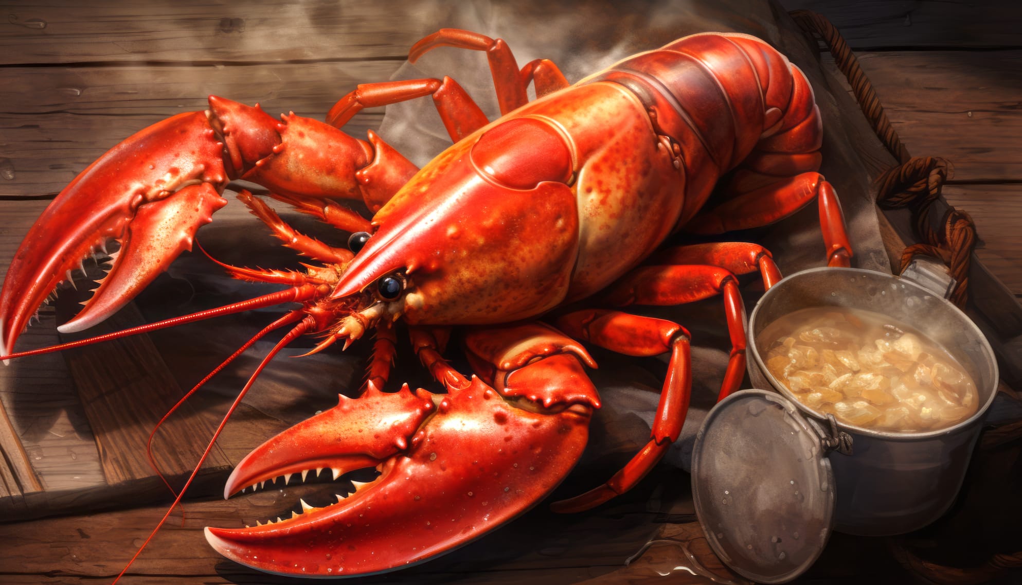 Luscious Lobster Feast wallpapers HD quality