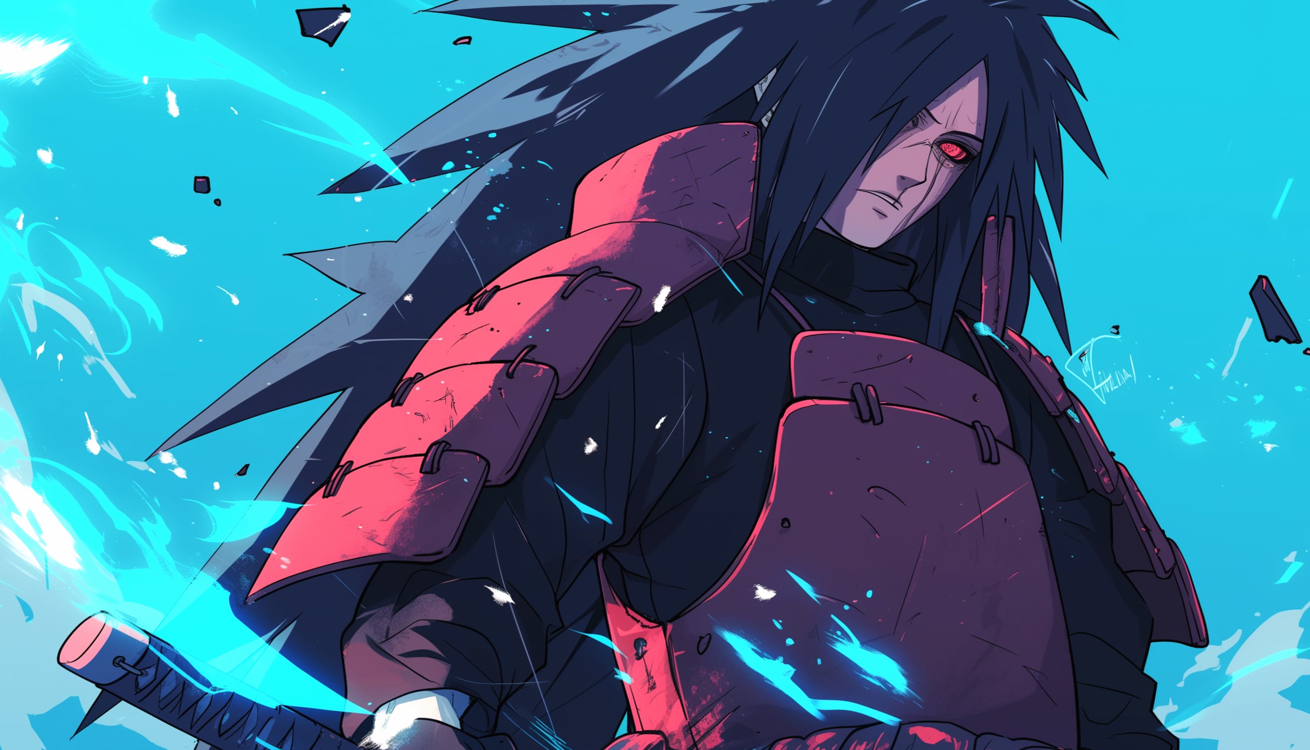 Madara Uchiha Sharingan - Anime Naruto Background wallpapers HD quality