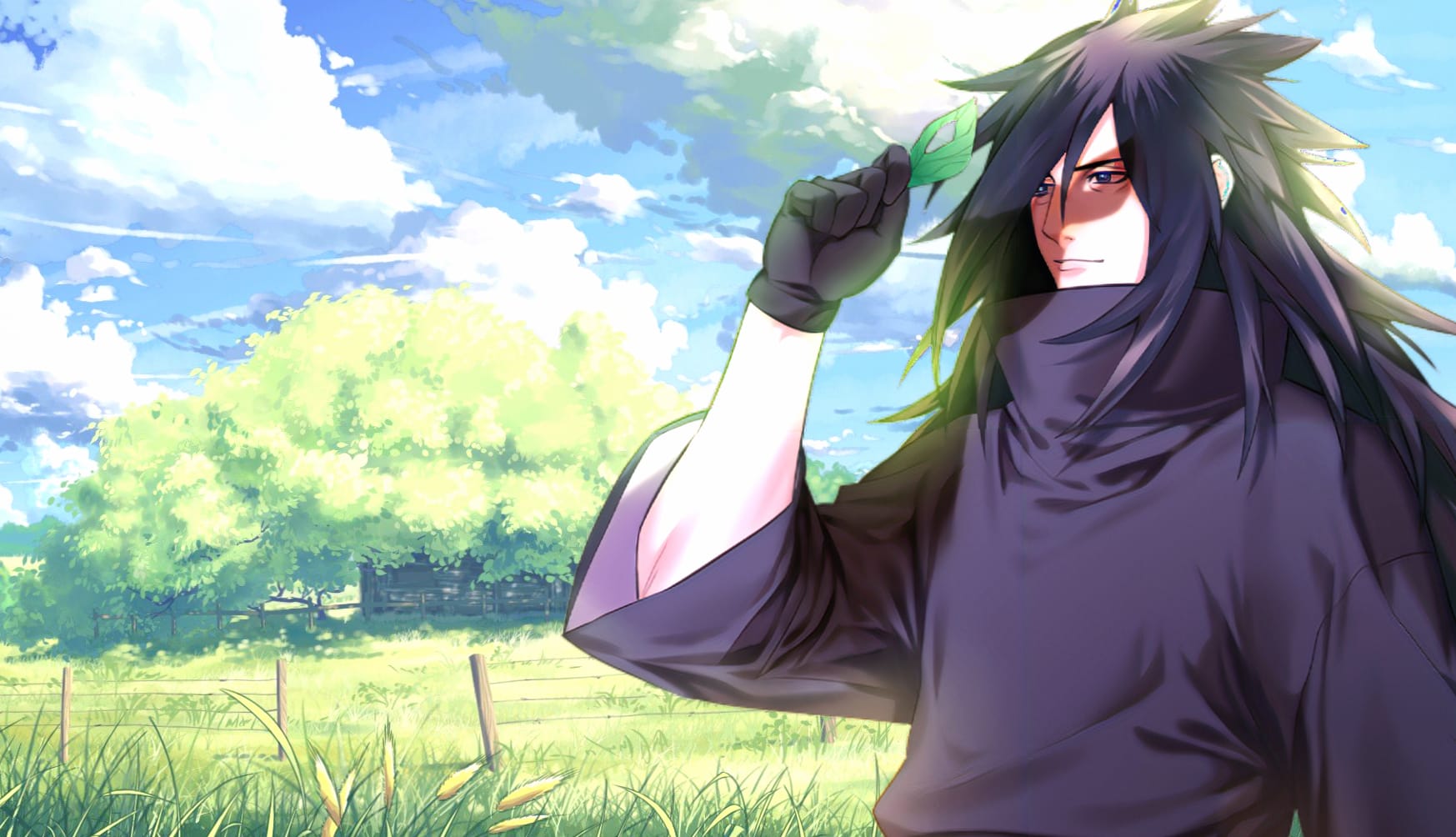 Madara Uchiha Uchiha Clan Nice Day Anime Naruto at 1024 x 1024 iPad size wallpapers HD quality