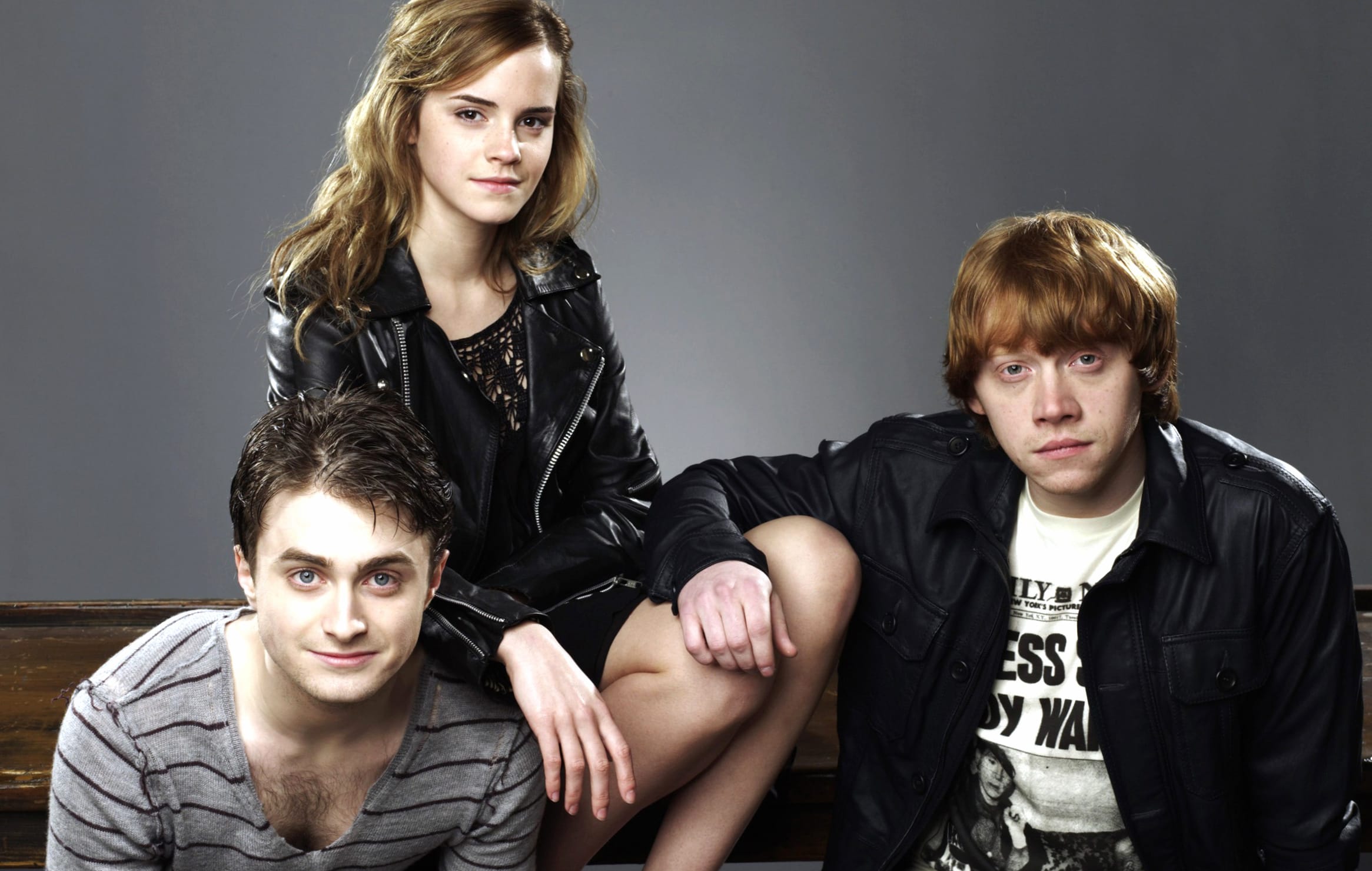 Magical Trio of Daniel, Rupert, and Emma at 1334 x 750 iPhone 7 size wallpapers HD quality