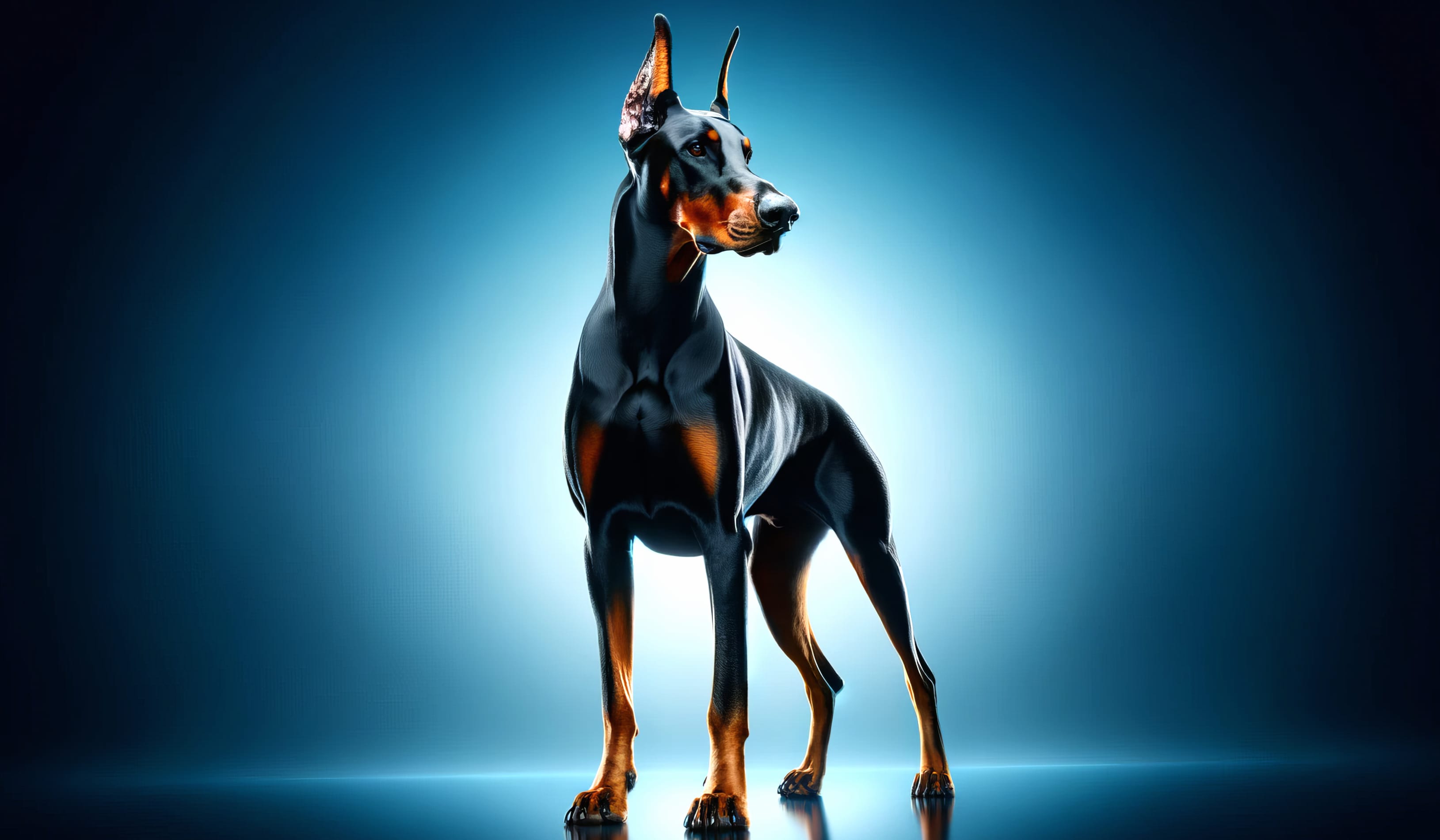 Majestic Doberman Pinscher at 1152 x 864 size wallpapers HD quality