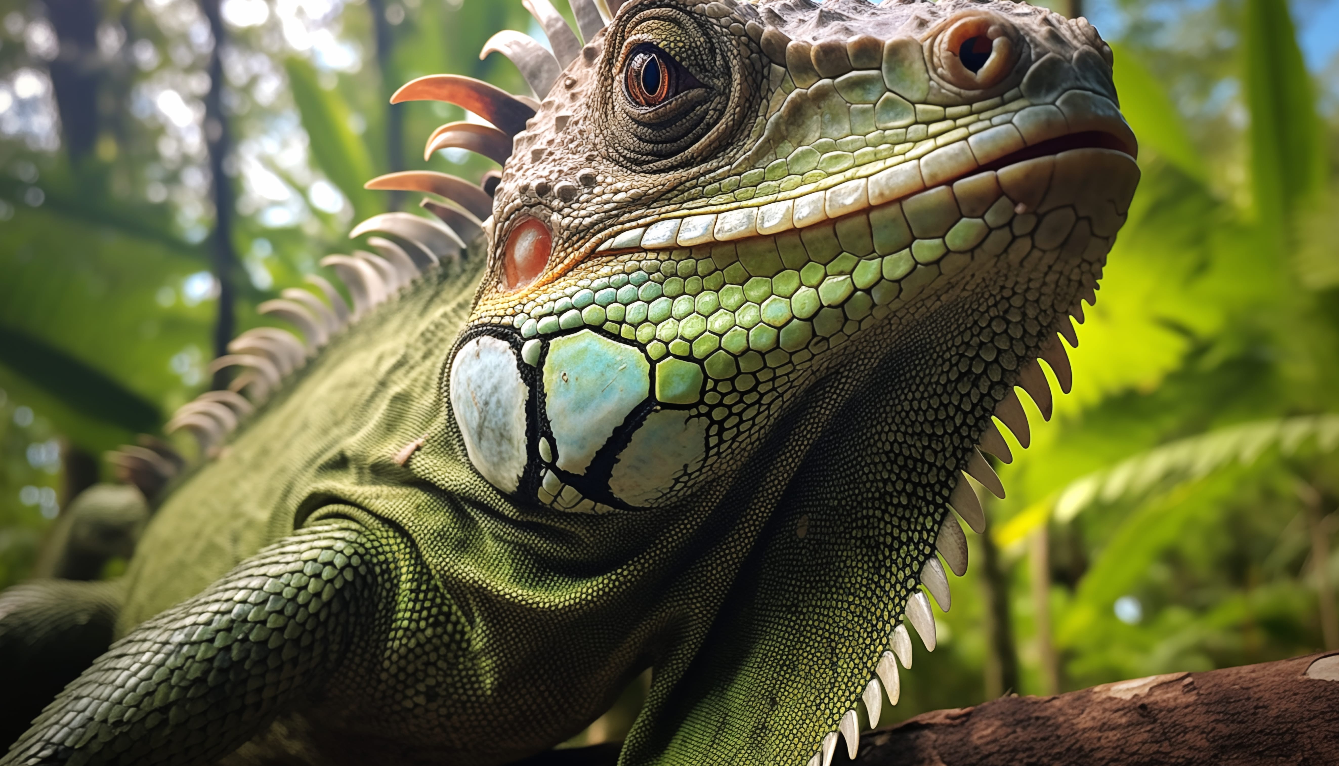 Majestic Iguana – Exotic Reptile Desktop Background wallpapers HD quality