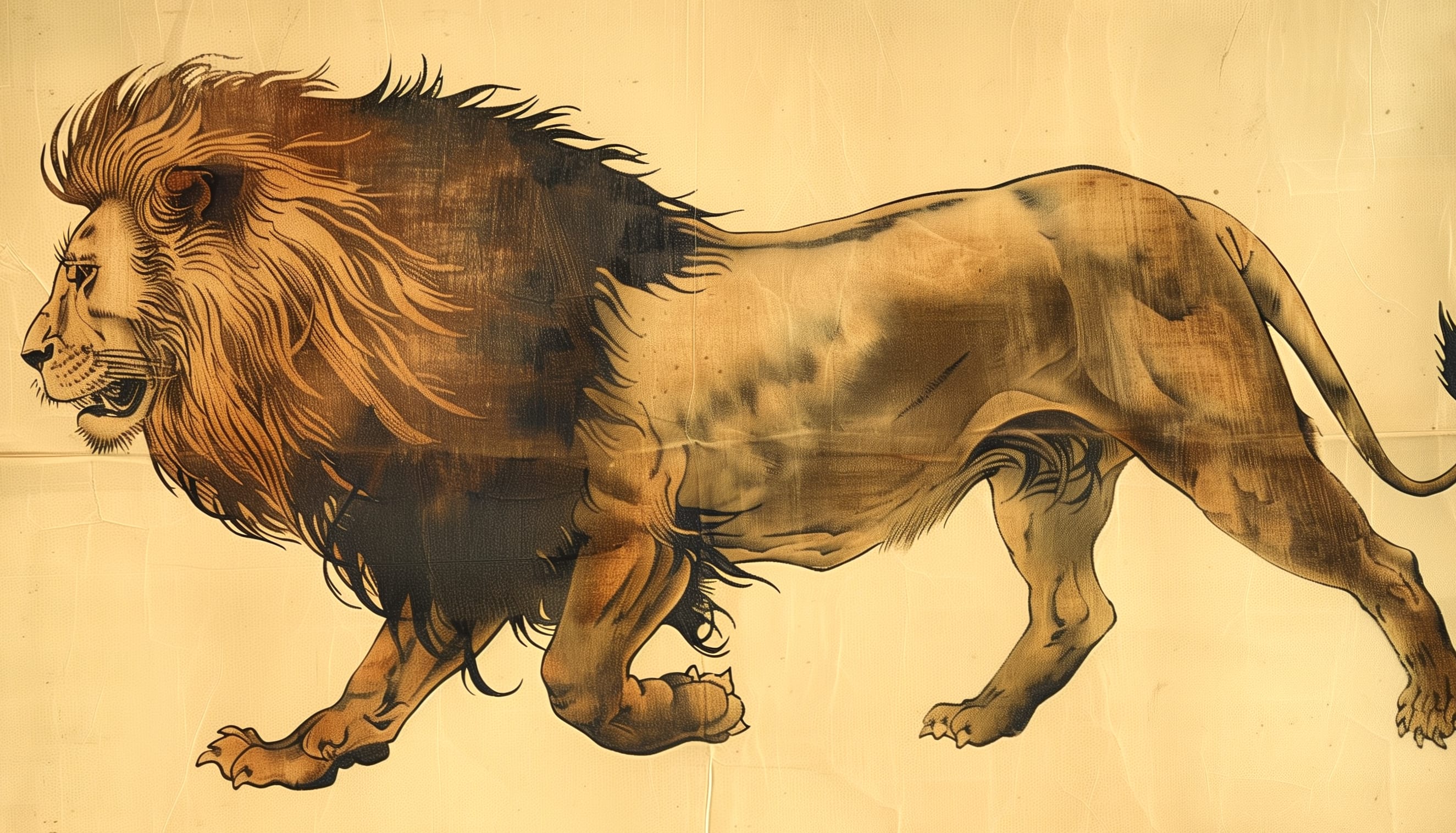 Majestic Lion Illustration wallpapers HD quality