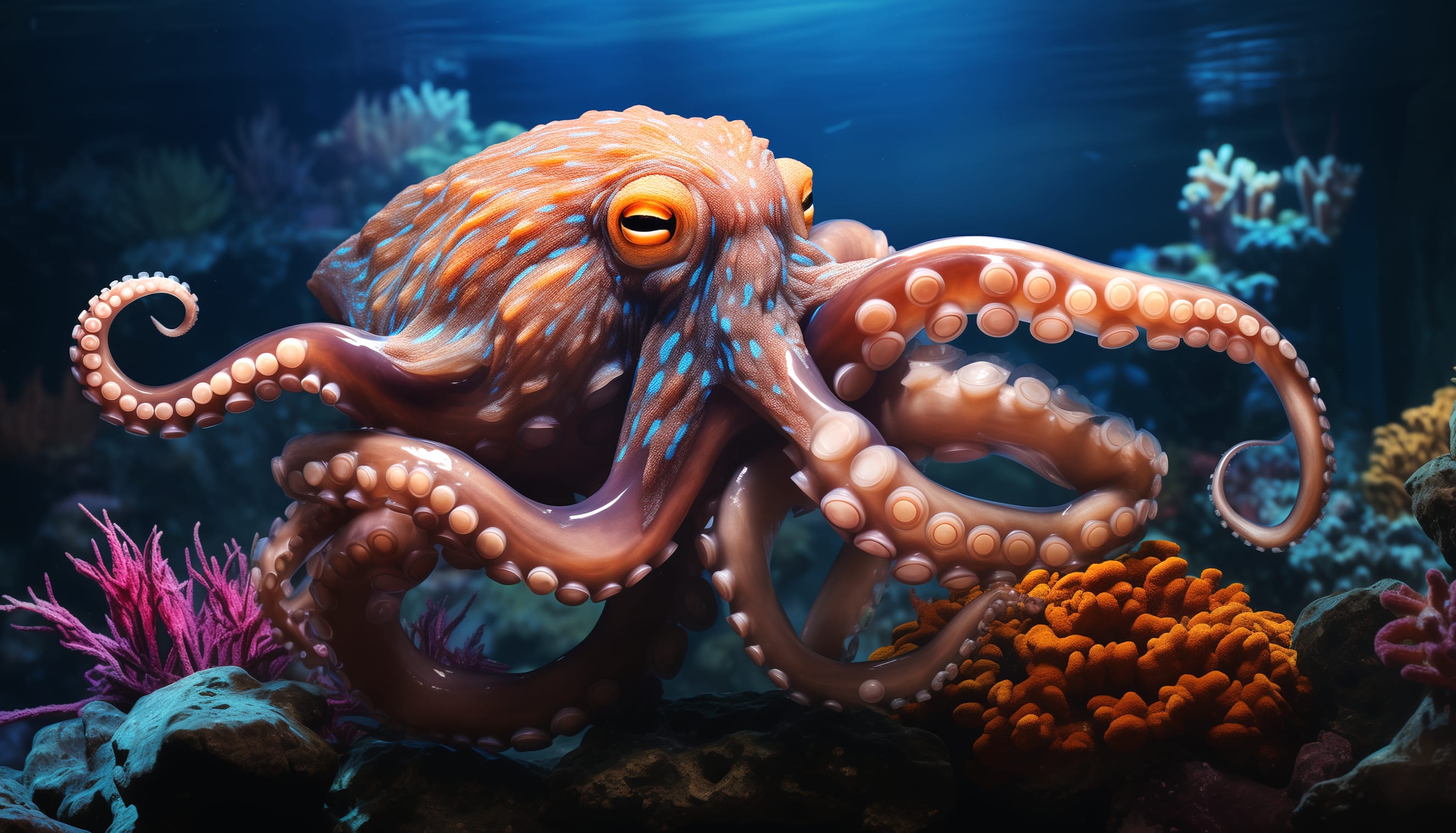 Majestic Underwater Octopus wallpapers HD Majestic Underwater Octopus wallpapers HD quality
