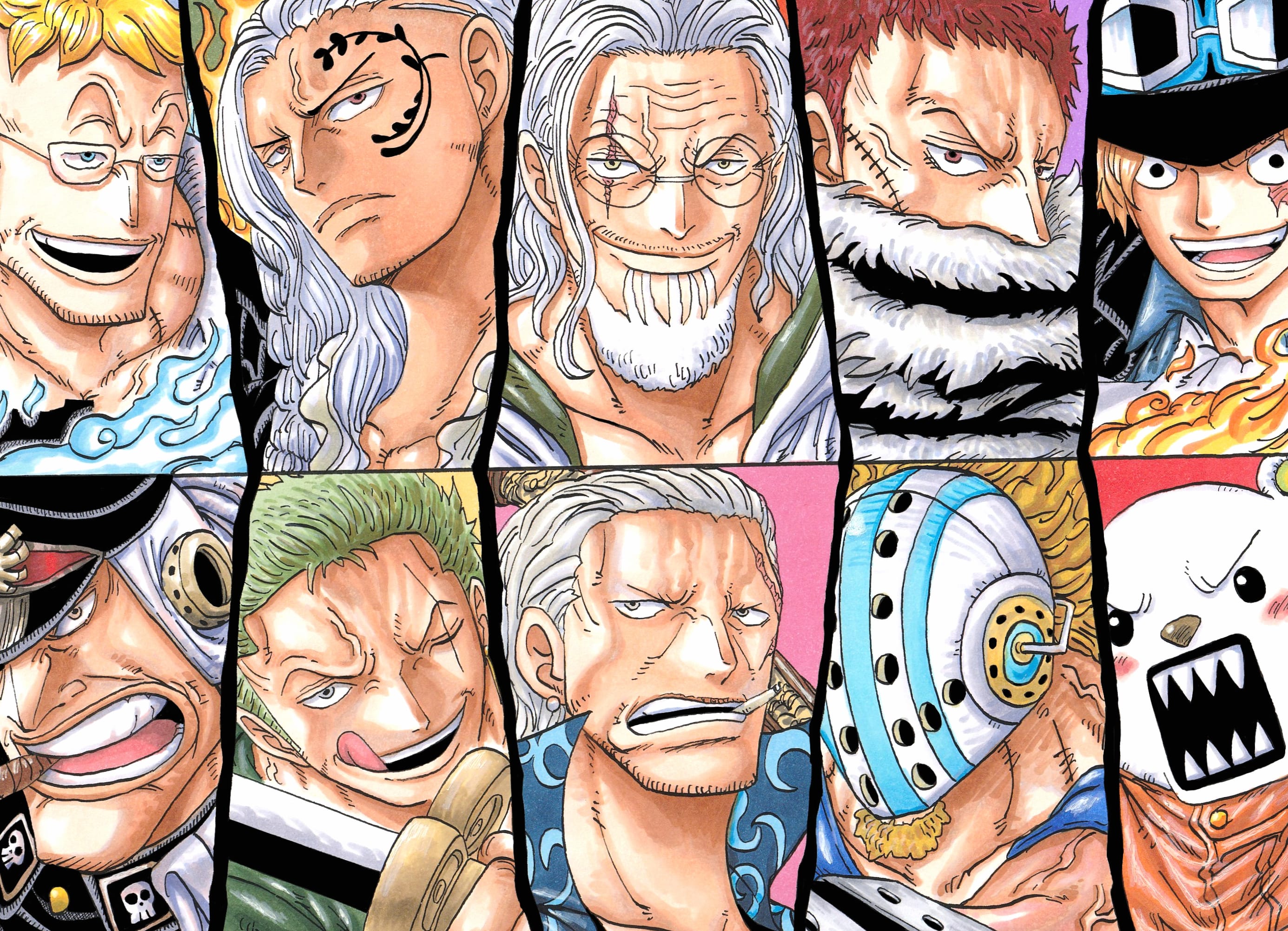 Marco (One Piece) Sabo (One Piece) Silvers Rayleigh Benn Beckman Roronoa Zoro Anime One Piece wallpapers HD quality