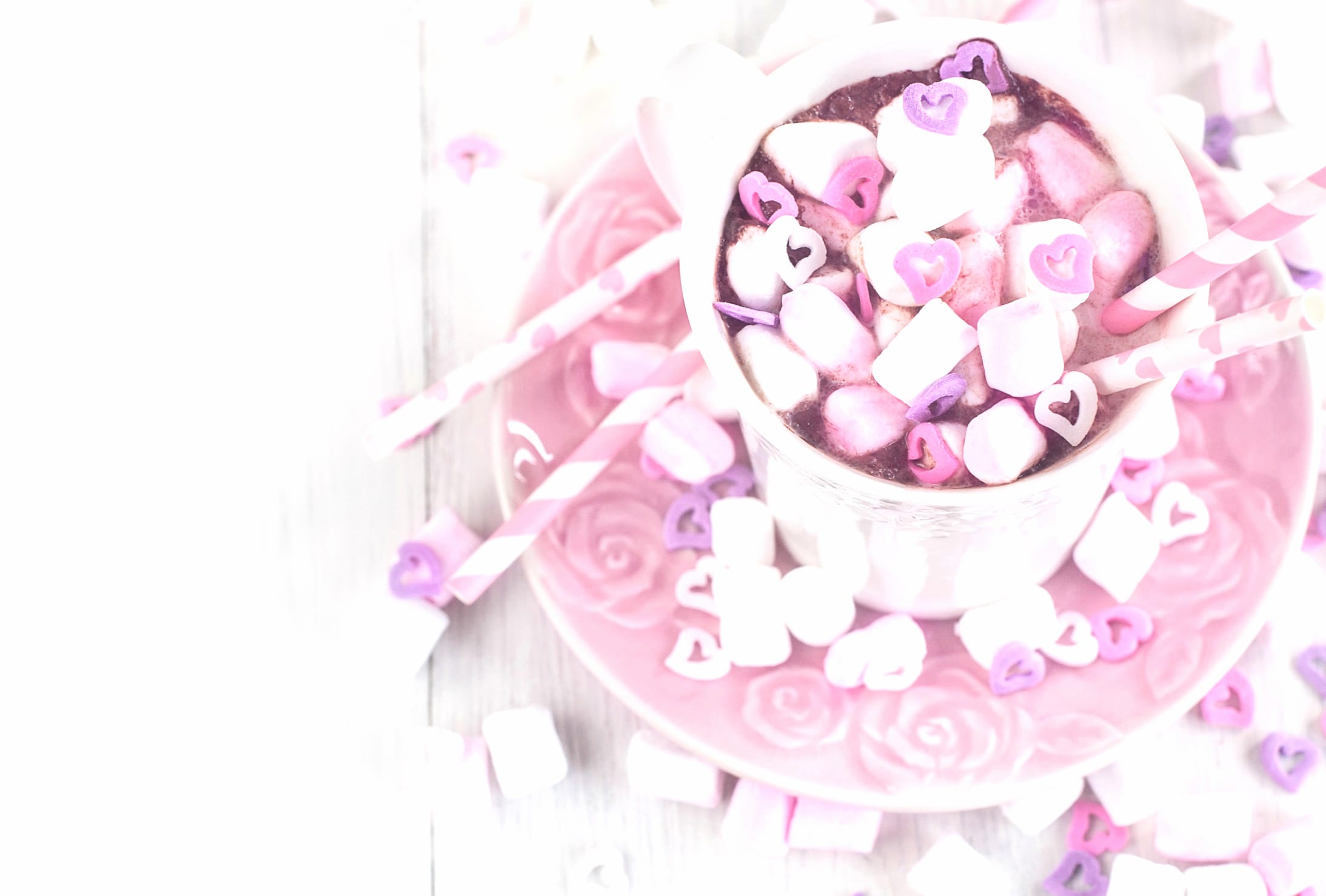 Marshmallow Candy Cup Food Hot Chocolate wallpapers HD quality