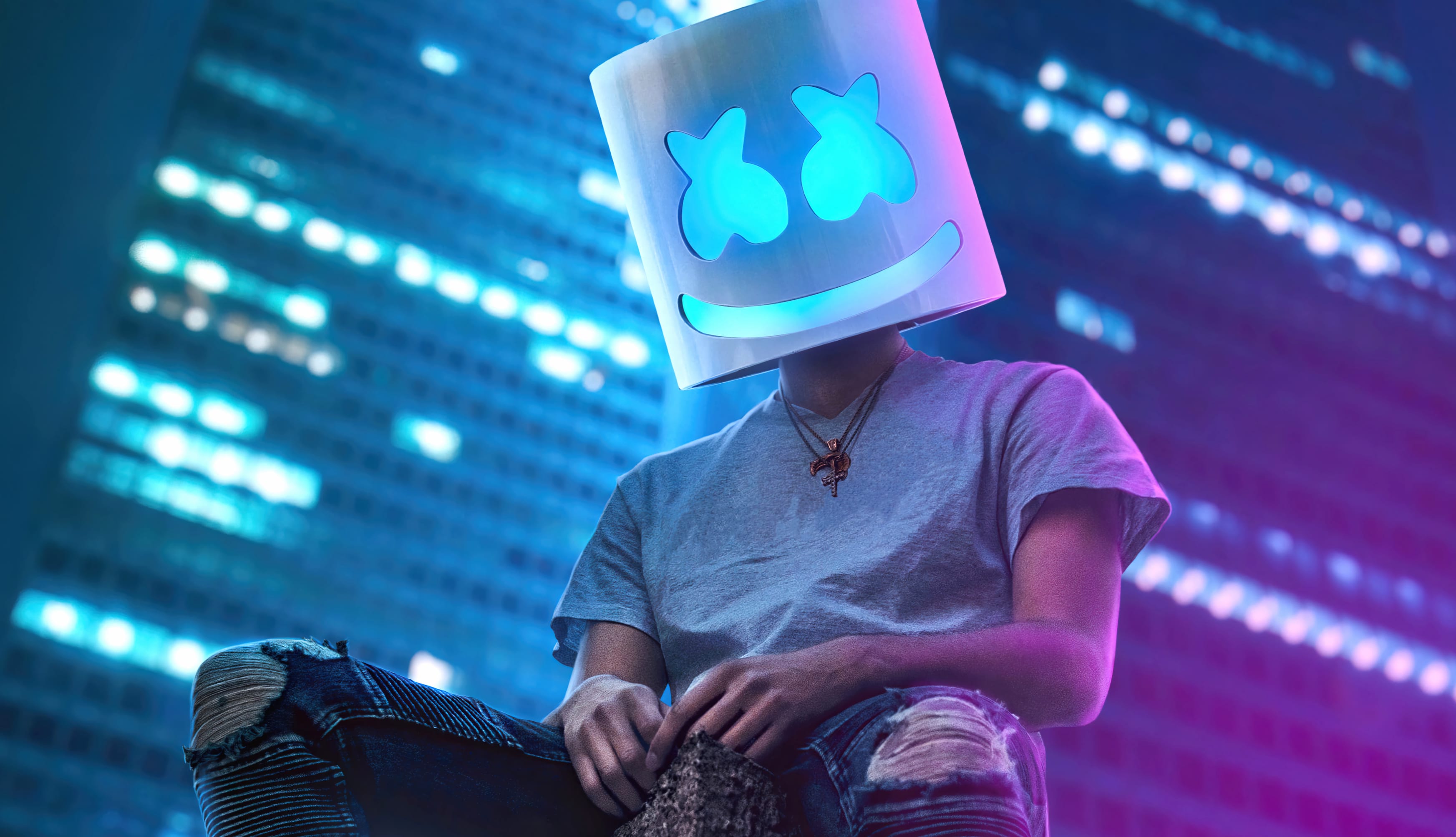 Marshmello DJ - Urban Beats Background wallpapers HD quality