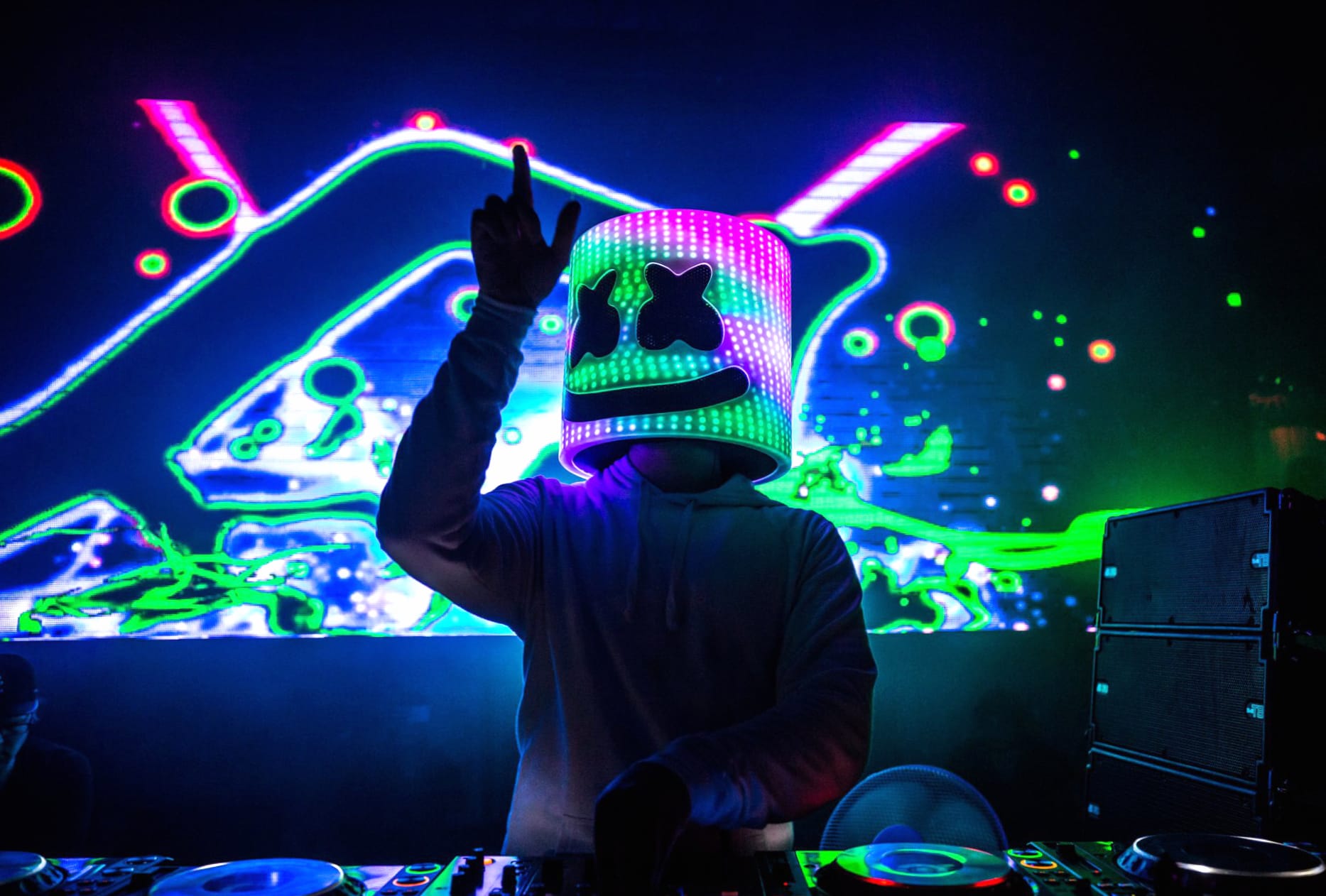 Marshmello DJ HD Music Wallpaper at 1920 x 1080 HD size wallpapers HD quality