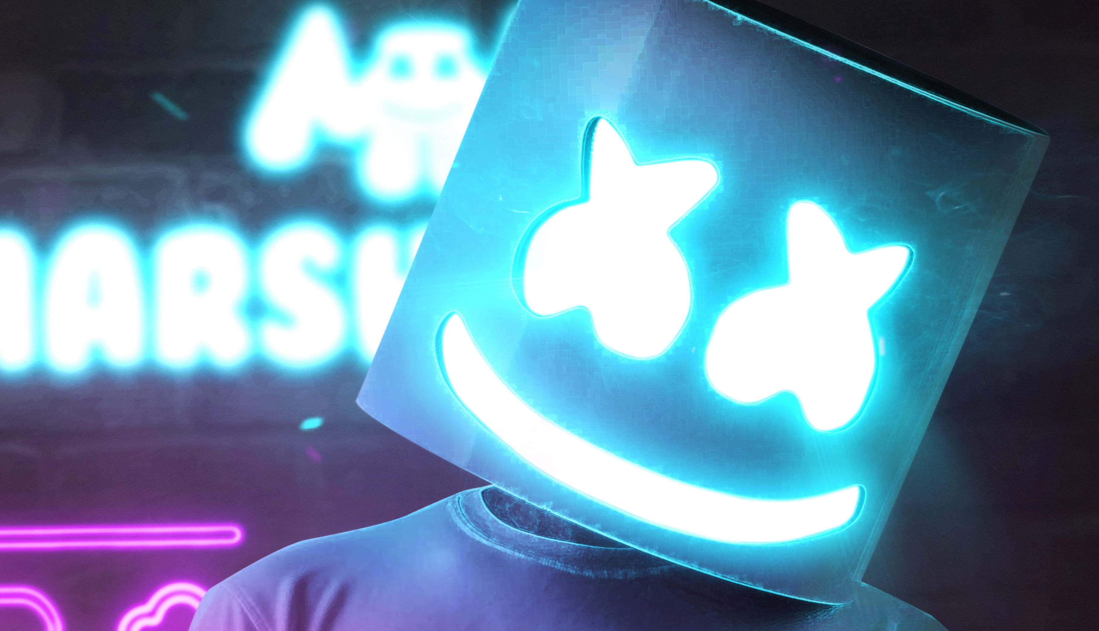 Marshmello Music at 1024 x 1024 iPad size wallpapers HD quality