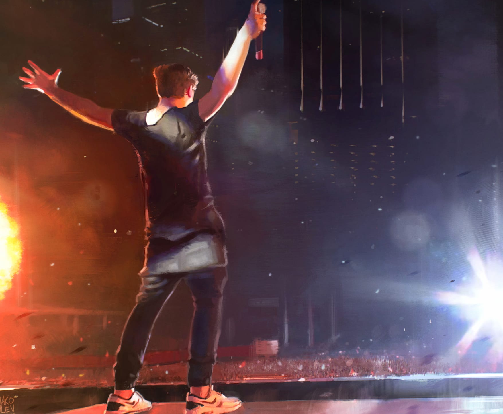 Martin Garrix The Beat of the Night at 1600 x 900 HD size wallpapers HD quality