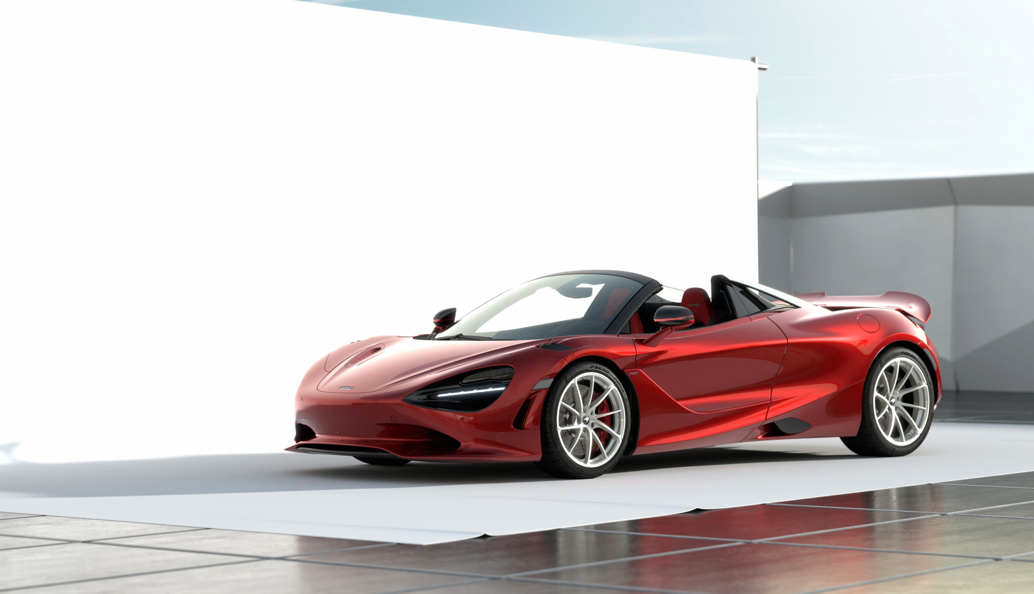 McLaren 750S Volcano Red wallpapers HD quality