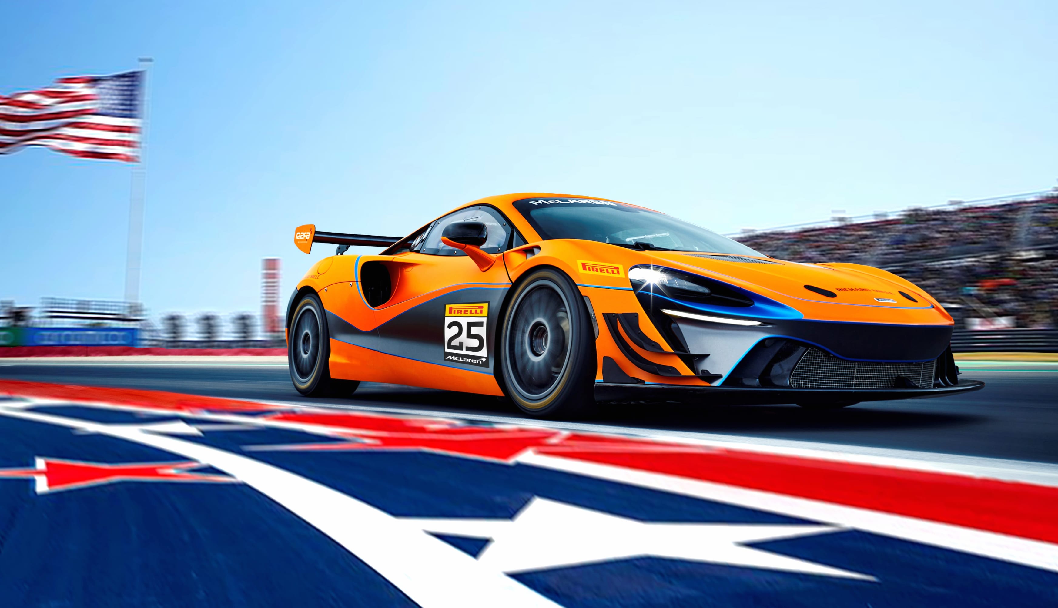 McLaren Artura GT4 Race track wallpapers HD quality