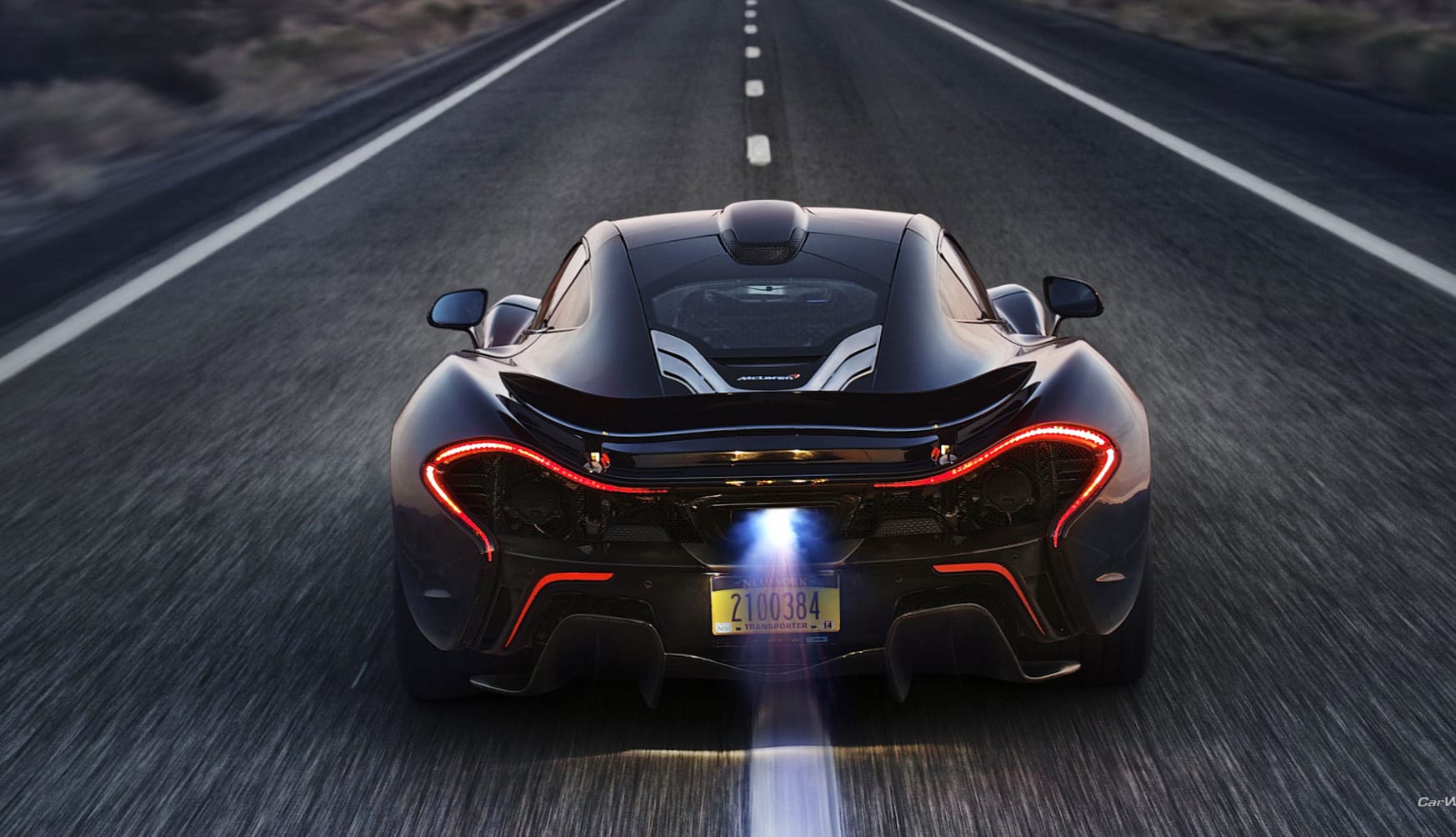 McLaren P1 Speed Chase - wallpapers HD quality