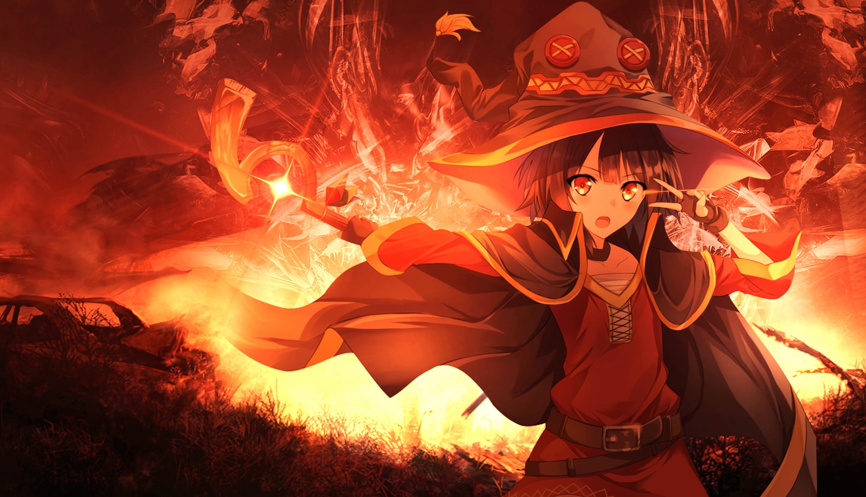 Megumin Explosion Magic wallpapers HD quality