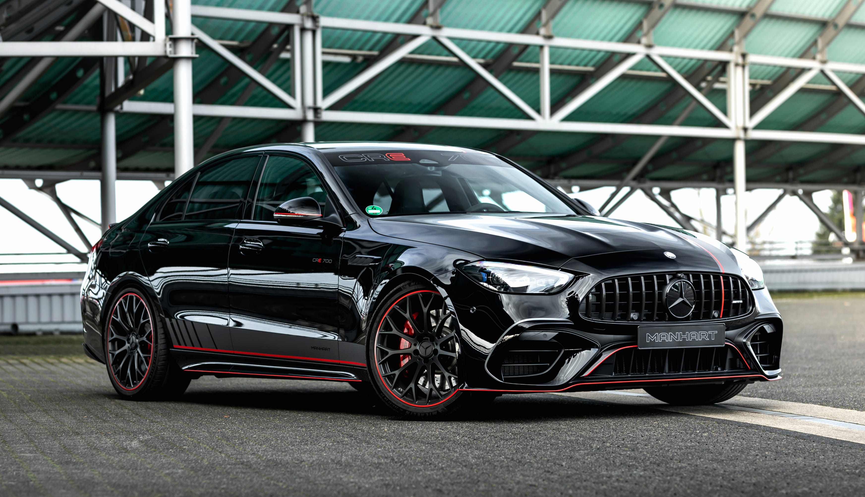 Mercedes-AMG C 63 Manhart CRE 700 2024 at 750 x 1334 iPhone 6 size wallpapers HD quality