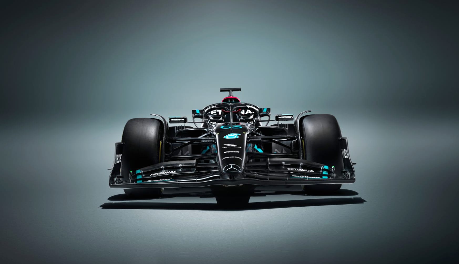 Mercedes W14 at 640 x 960 iPhone 4 size wallpapers HD quality