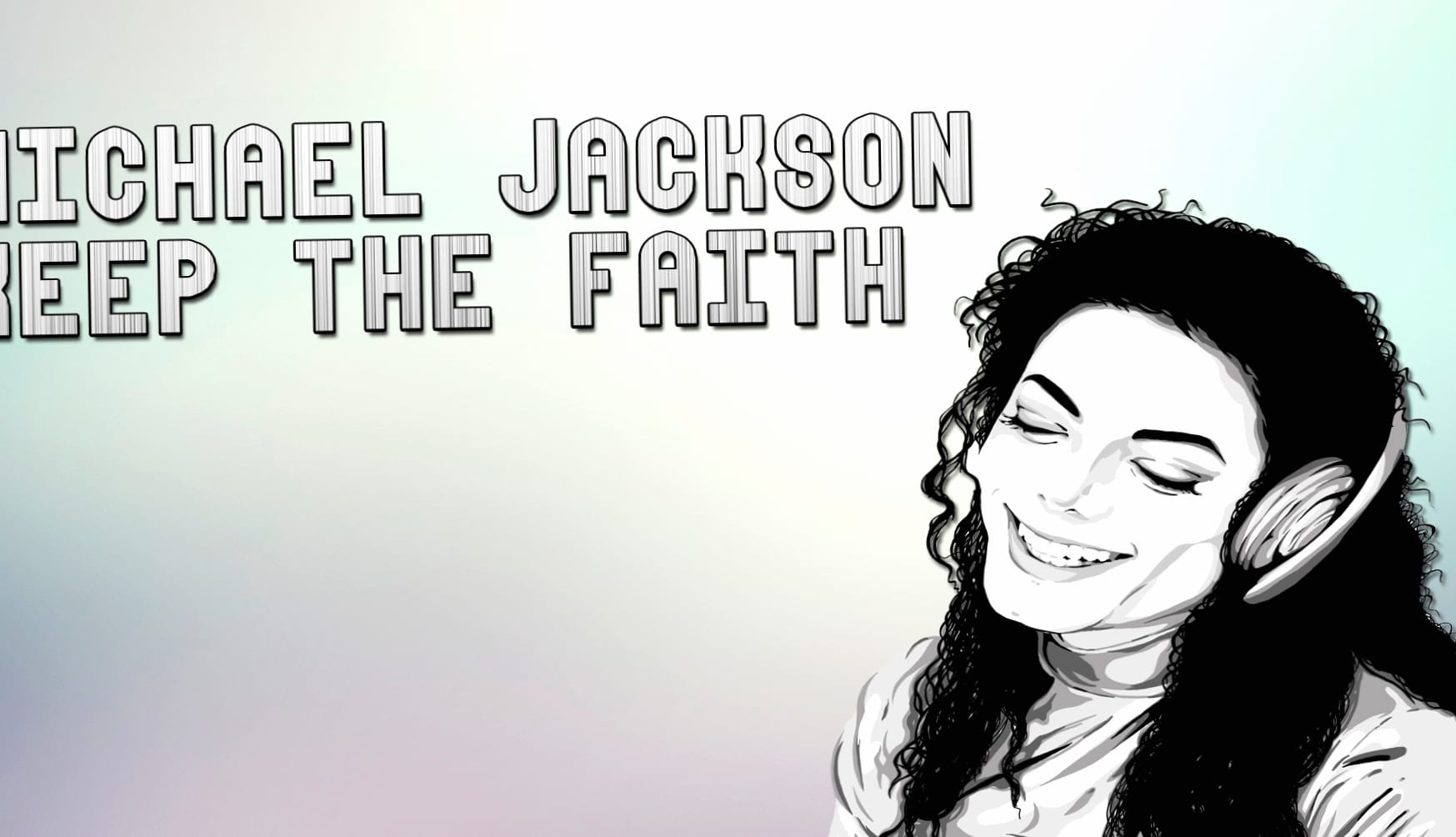 Michael Jackson Keep The Faith at 2048 x 2048 iPad size wallpapers HD quality