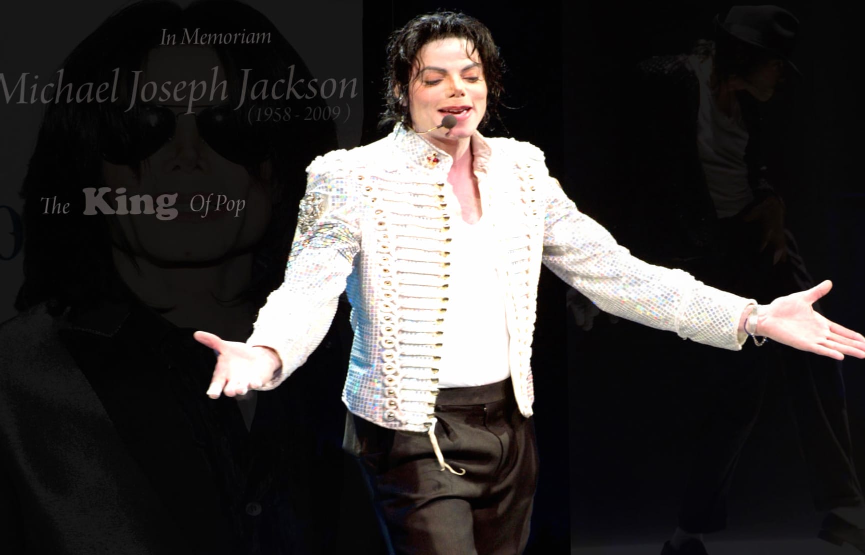 Michael Jackson Tribute to the King of Pop at 1600 x 1200 size wallpapers HD quality