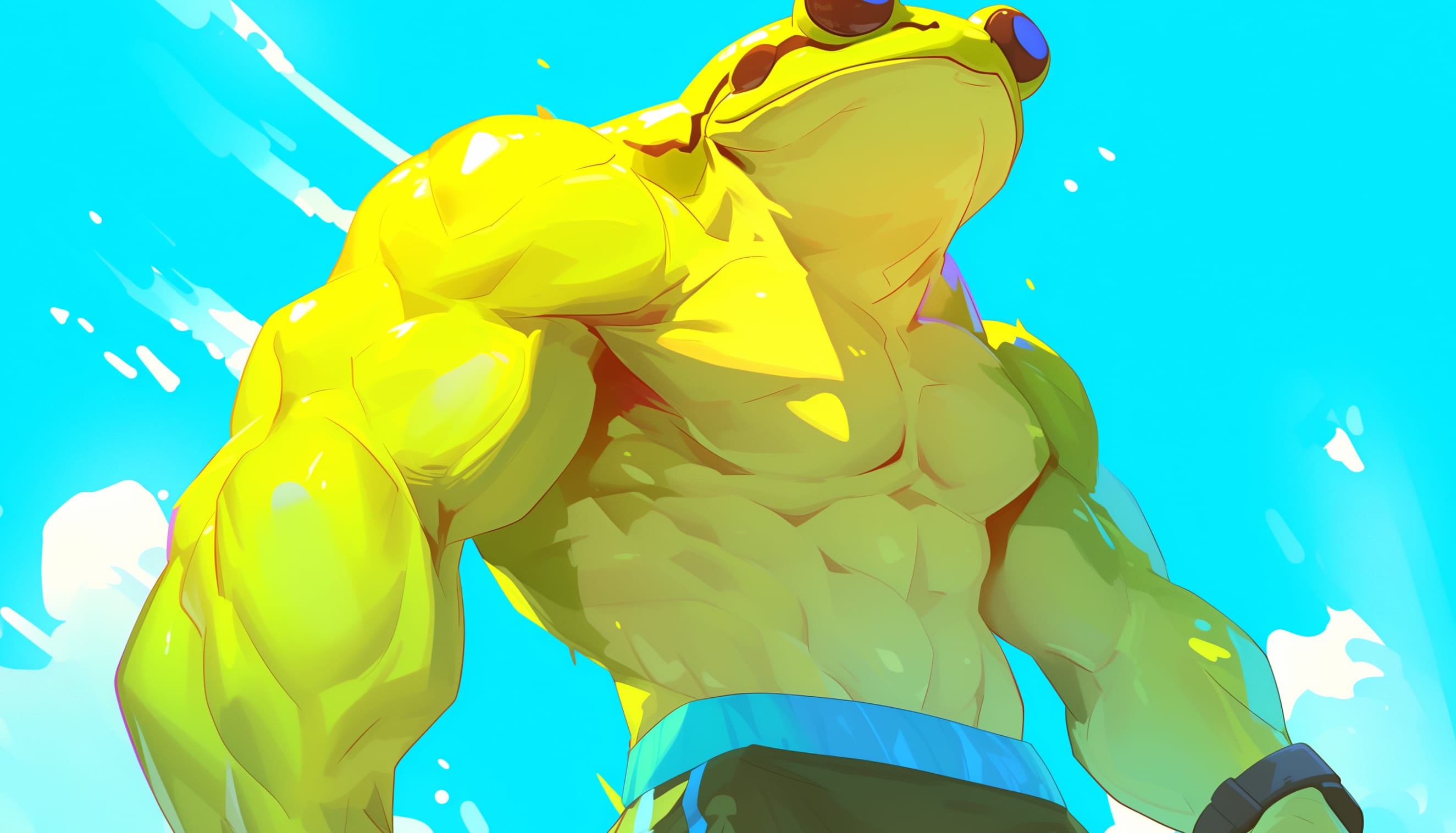 Mighty Muscle Frog wallpapers HD quality