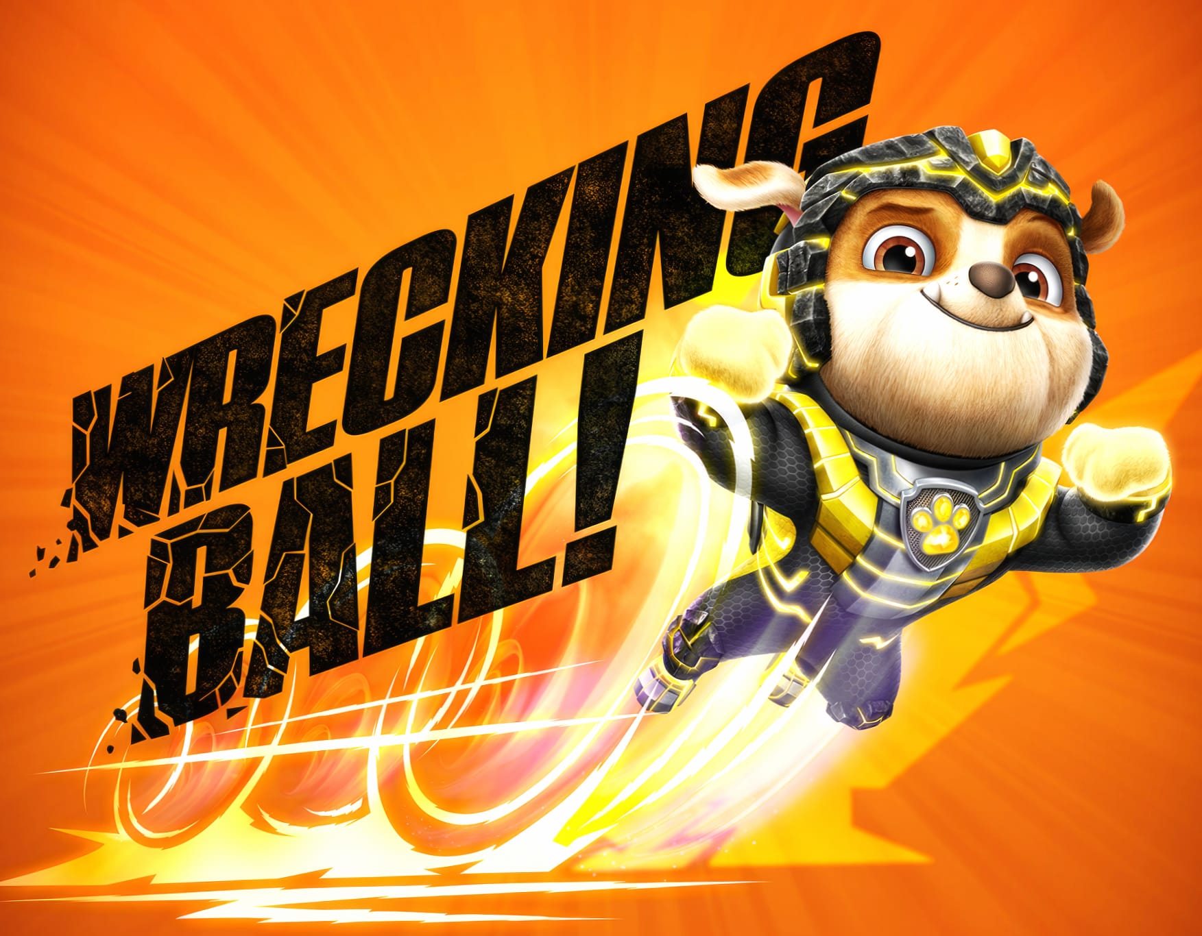 Mighty Pup Wrecking Ball - PAW Patrol at 640 x 1136 iPhone 5 size wallpapers HD quality