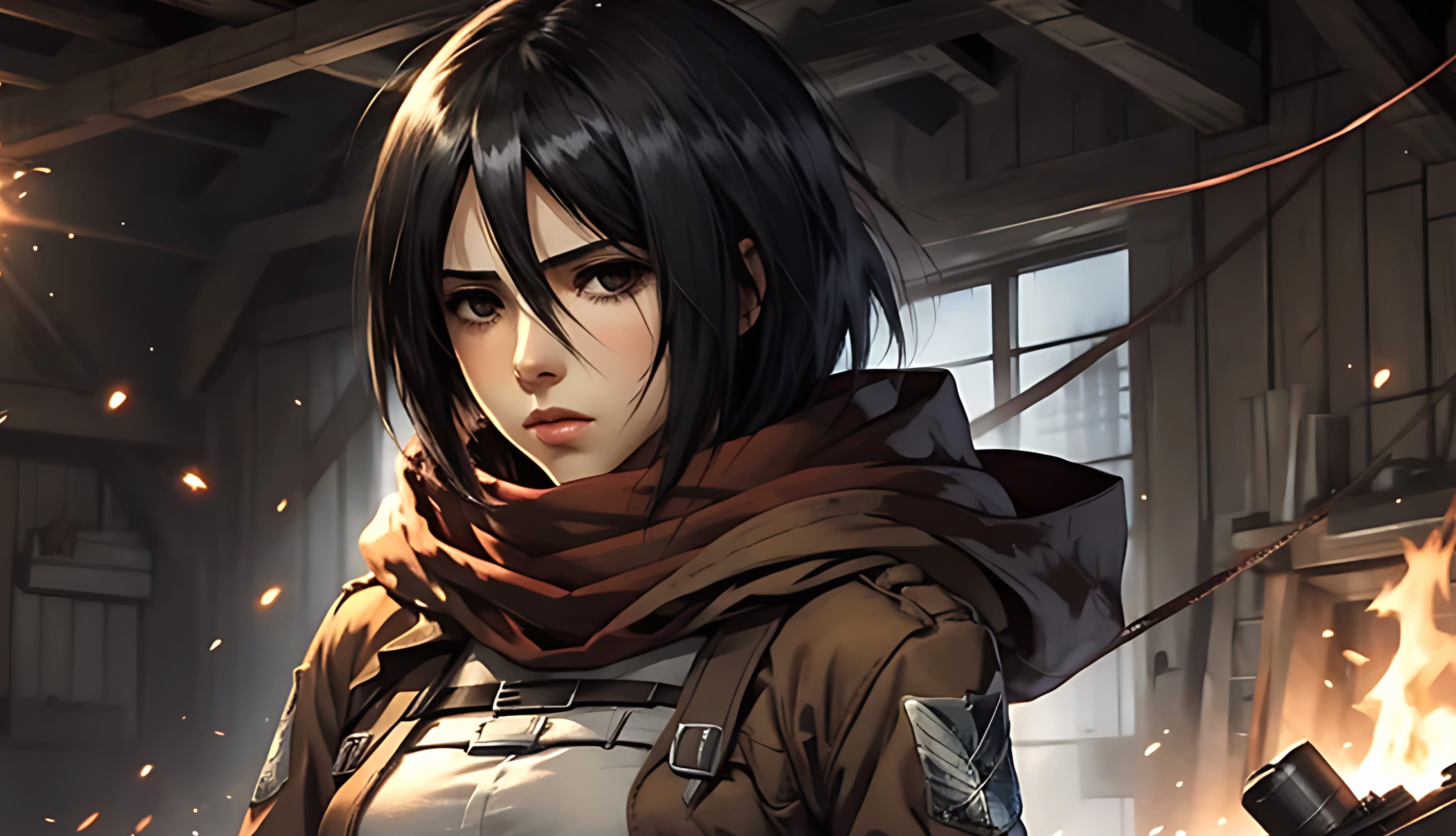 mikasa ackerman attack on titan wallpapers HD quality