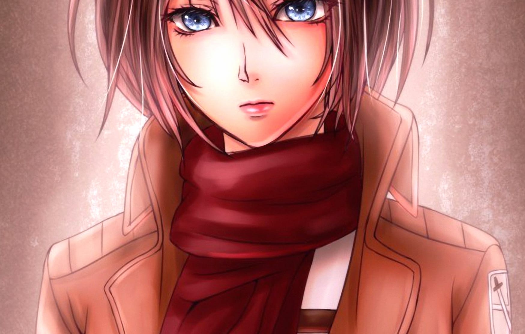 Mikasa Ackerman Blue-eyed Warrior - wallpapers HD quality