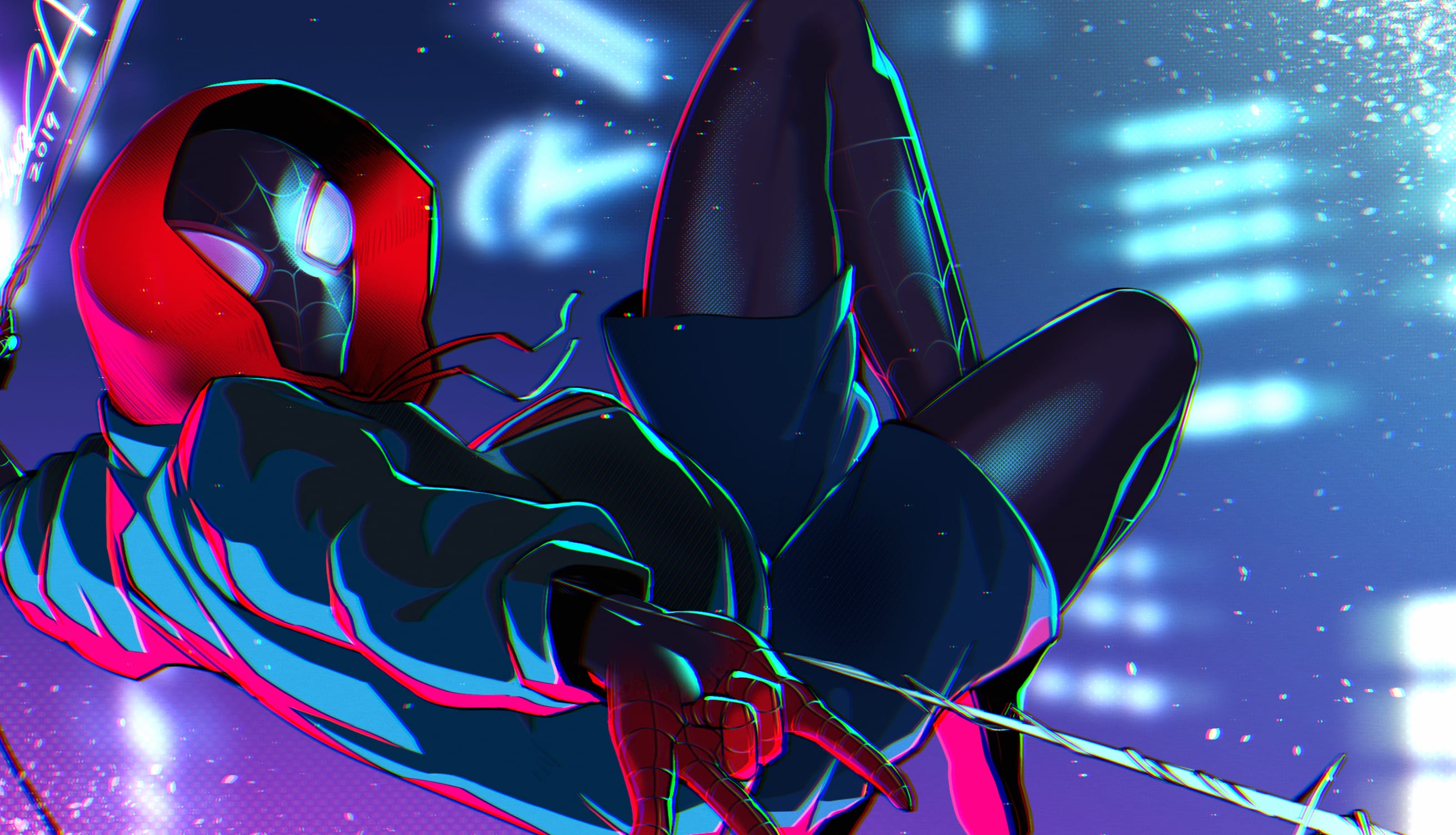 Miles Morales Movie Spider-Man Into The Spider-Verse wallpapers HD quality