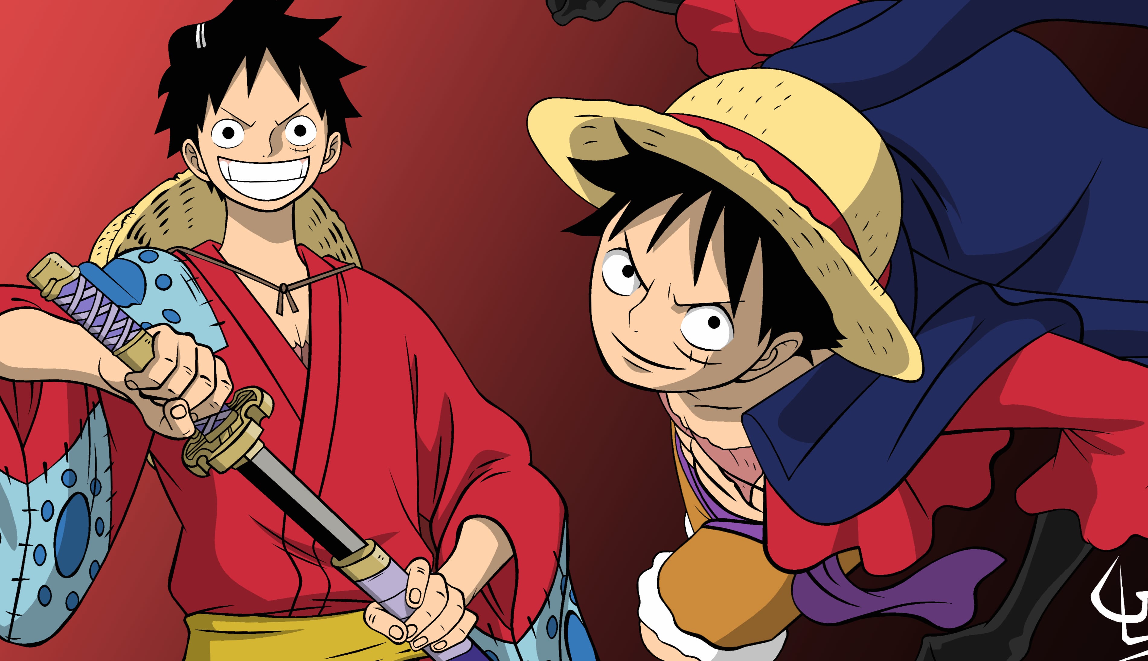 Monkey D. Luffy Anime One Piece at 1280 x 960 size wallpapers HD quality