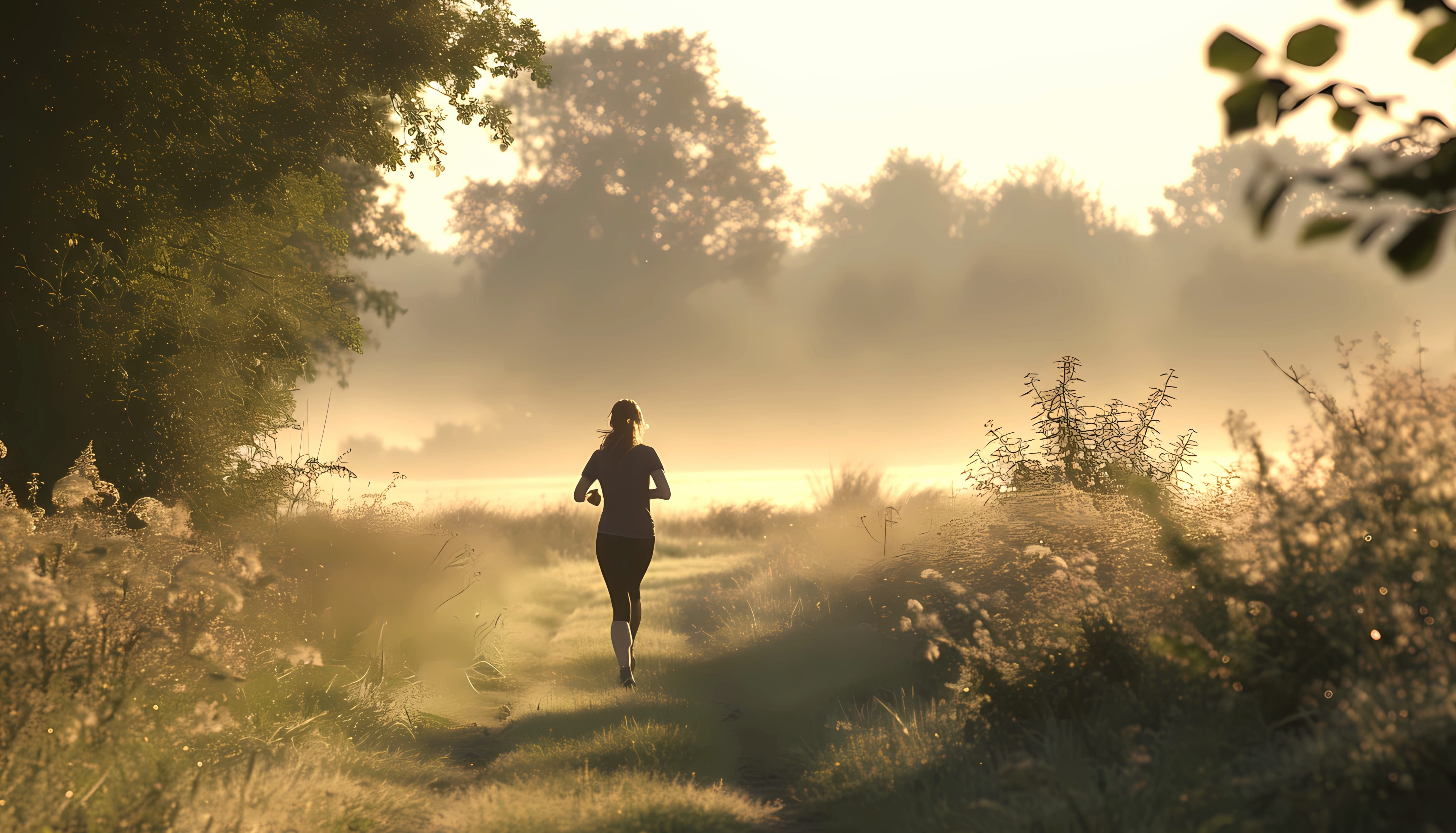 Morning jogging 2 wallpapers HD quality