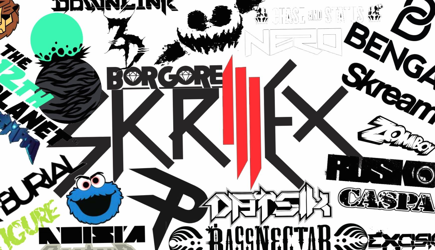 Most Knowed Dubstep Artists at 320 x 480 iPhone size wallpapers HD quality