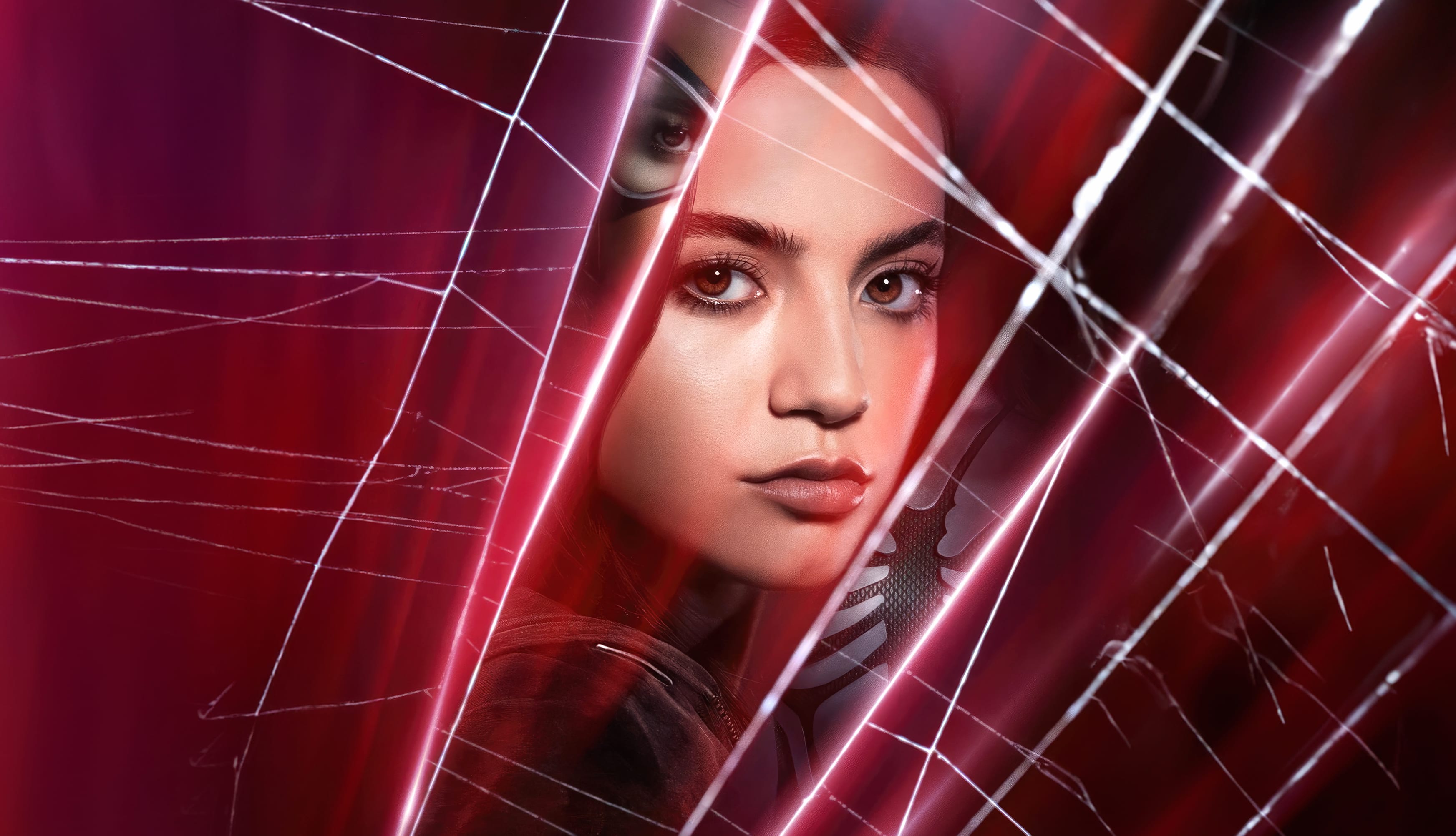 Movie Madame Web Isabela Merced Anya Corazon at 2048 x 2048 iPad size wallpapers HD quality