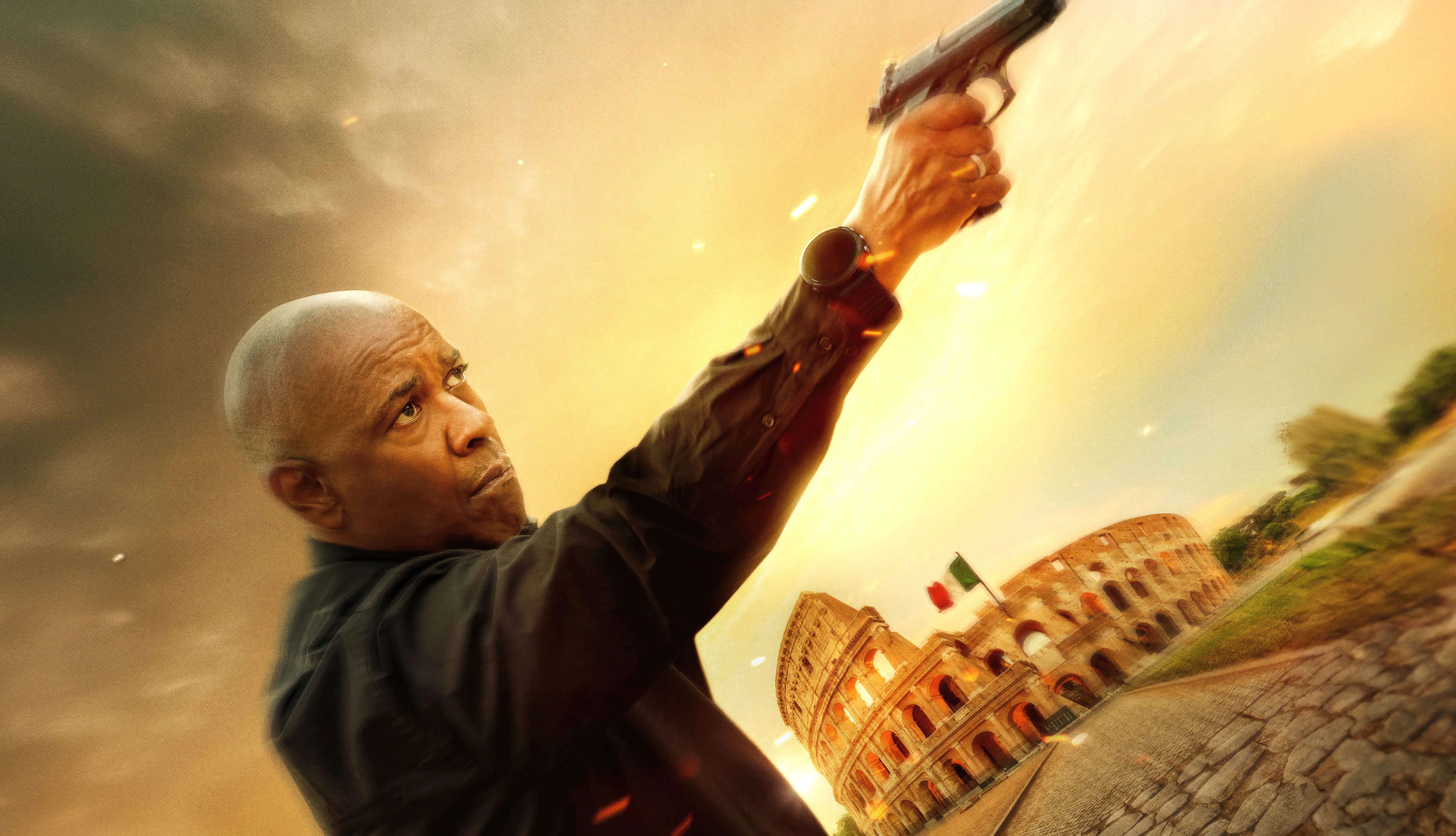 Movie The Equalizer 3 at 2048 x 2048 iPad size wallpapers HD quality