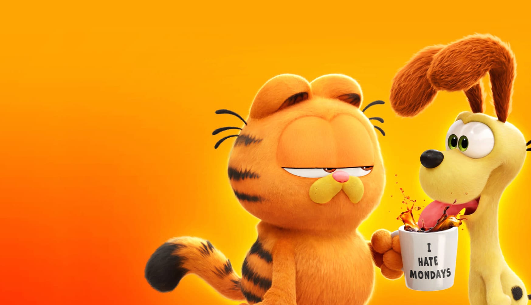 Movie The Garfield Movie Garfield Odie wallpapers HD quality