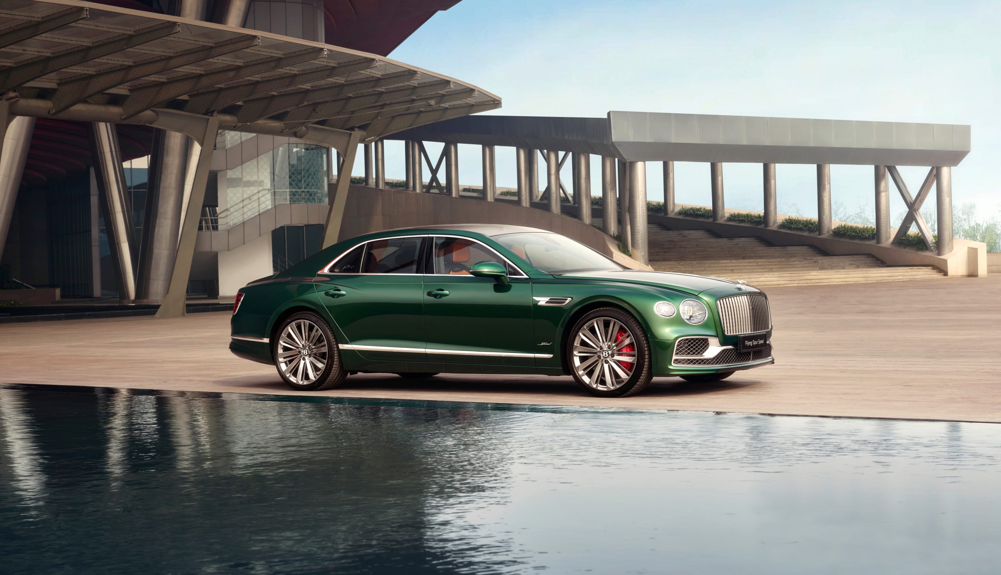 Mulliner Bentley Flying Spur Speed Opulence Edition at 750 x 1334 iPhone 6 size wallpapers HD quality