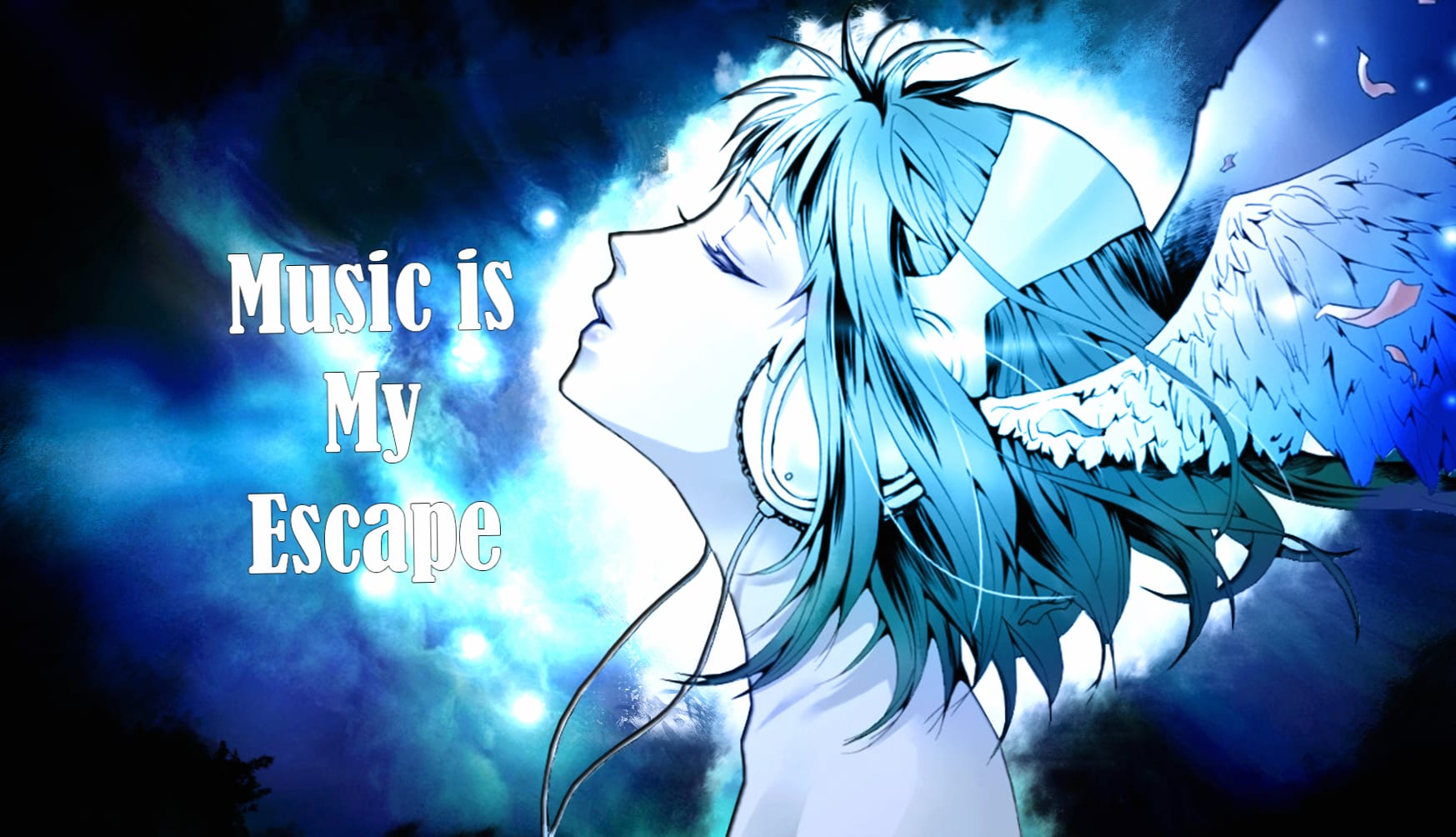 Music is my Escape at 2560 x 1440 HD size wallpapers HD quality