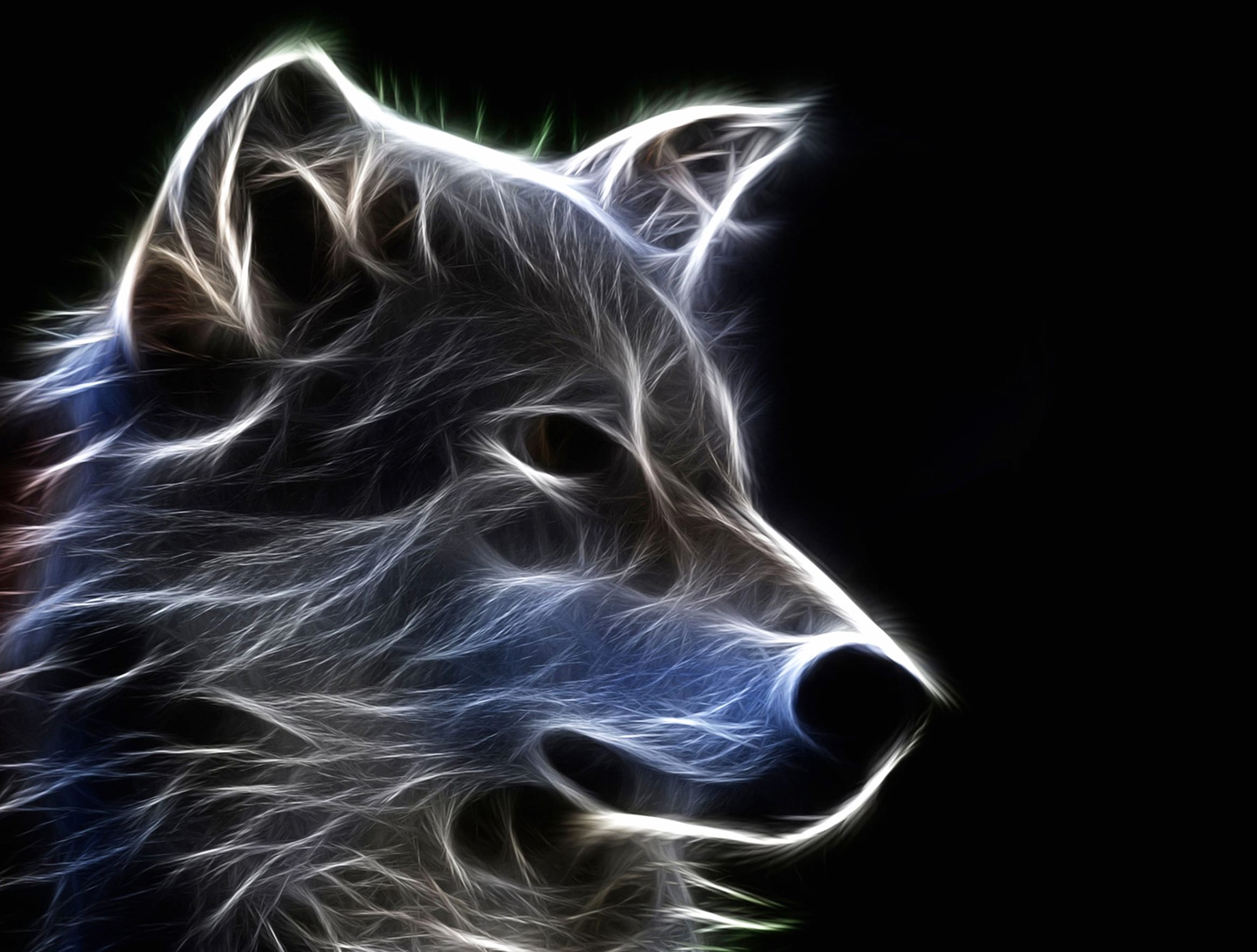 Mystic Wolf at 1024 x 768 size wallpapers HD quality