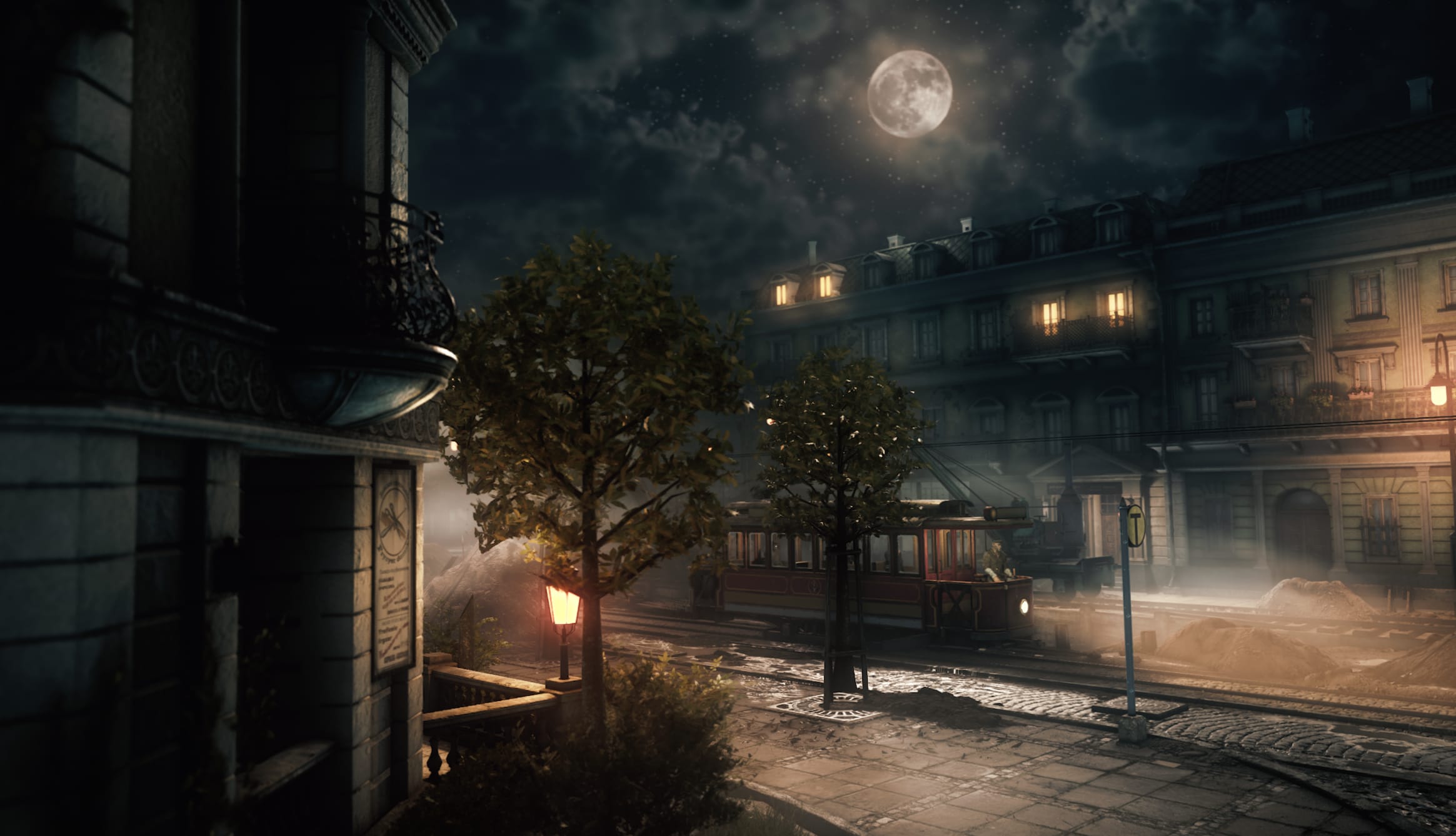 Mystical Moonlit Streets - Thaumaturge wallpapers HD quality