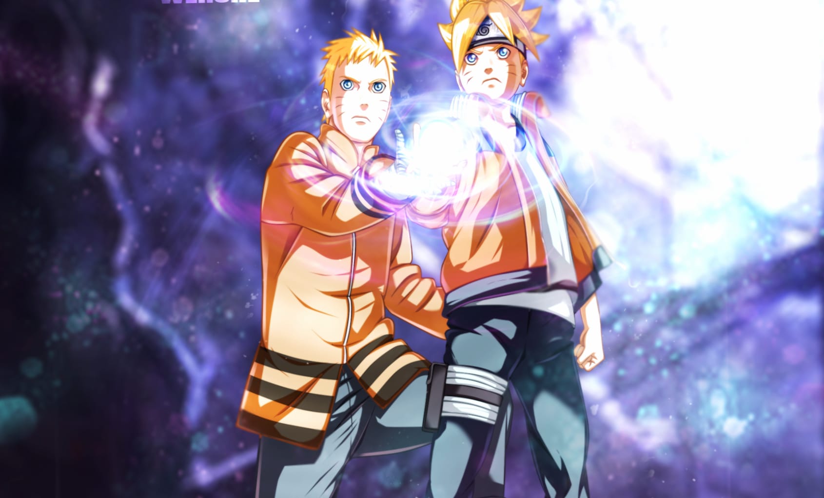 Naruto and Boruto Epic Anime Duo wallpapers HD quality