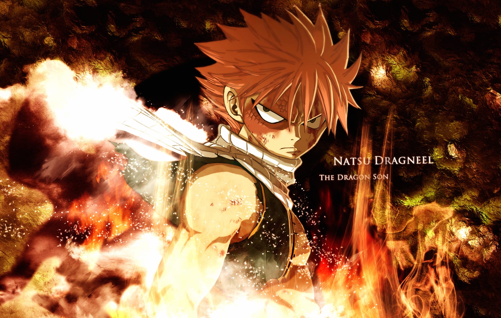 Natsu Dragneel Warrior Fire wallpapers HD quality