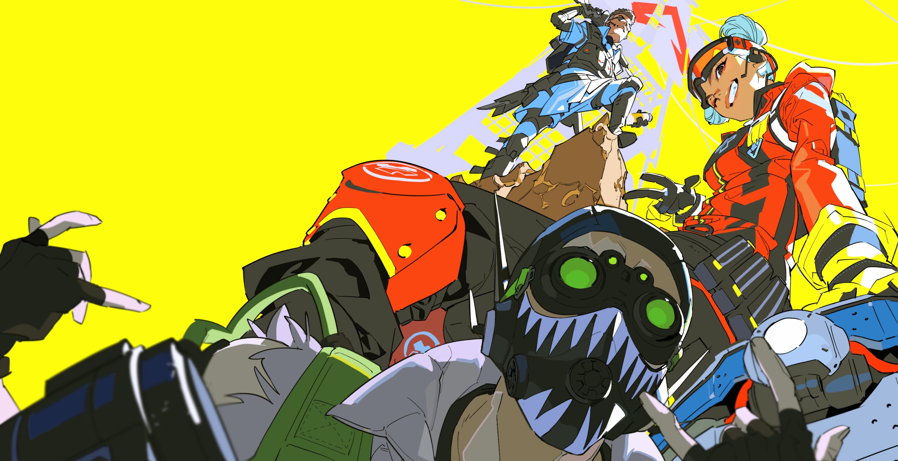 Octane (Apex Legends) Lifeline (Apex Legends) Bangalore (Apex Legends) Video Game Apex Legends wallpapers HD quality