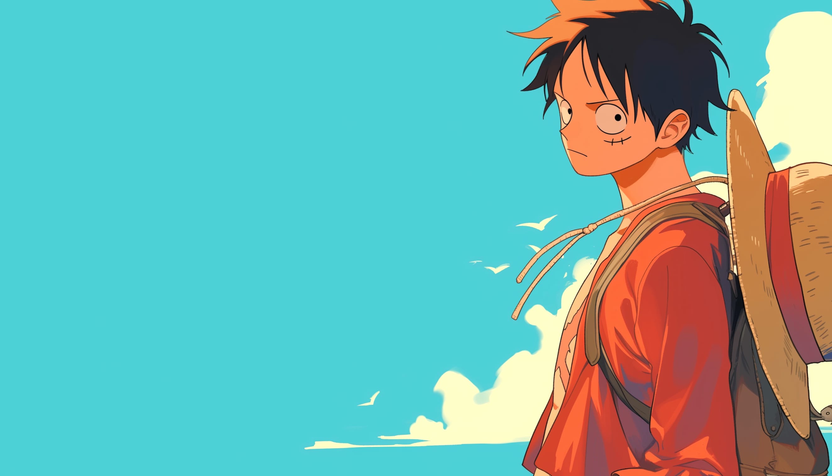 One Piece Luffy HD Anime Wallpaper at 1152 x 864 size wallpapers HD quality