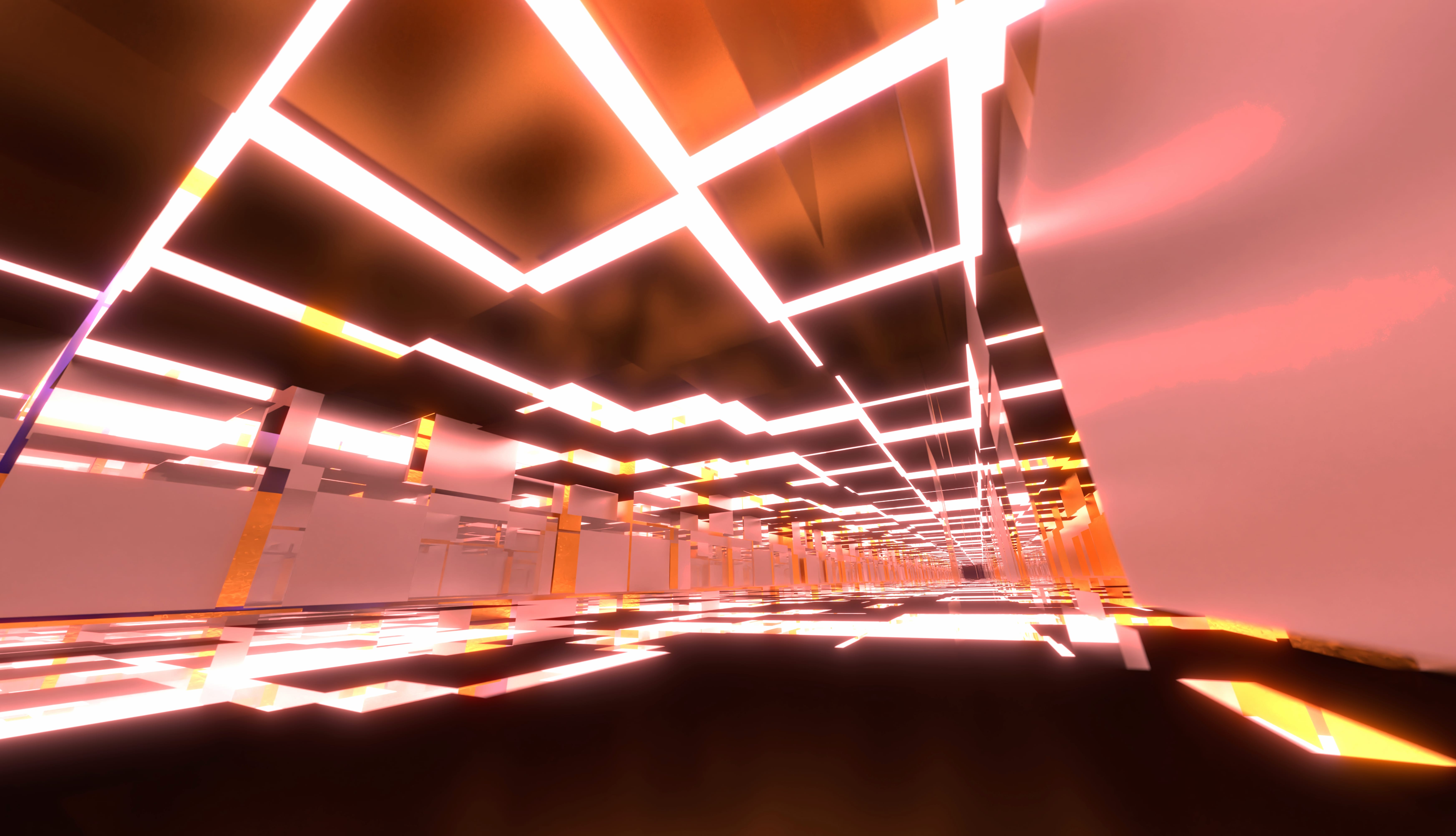 Orange and Bronze Tunnels at 1152 x 864 size wallpapers HD quality